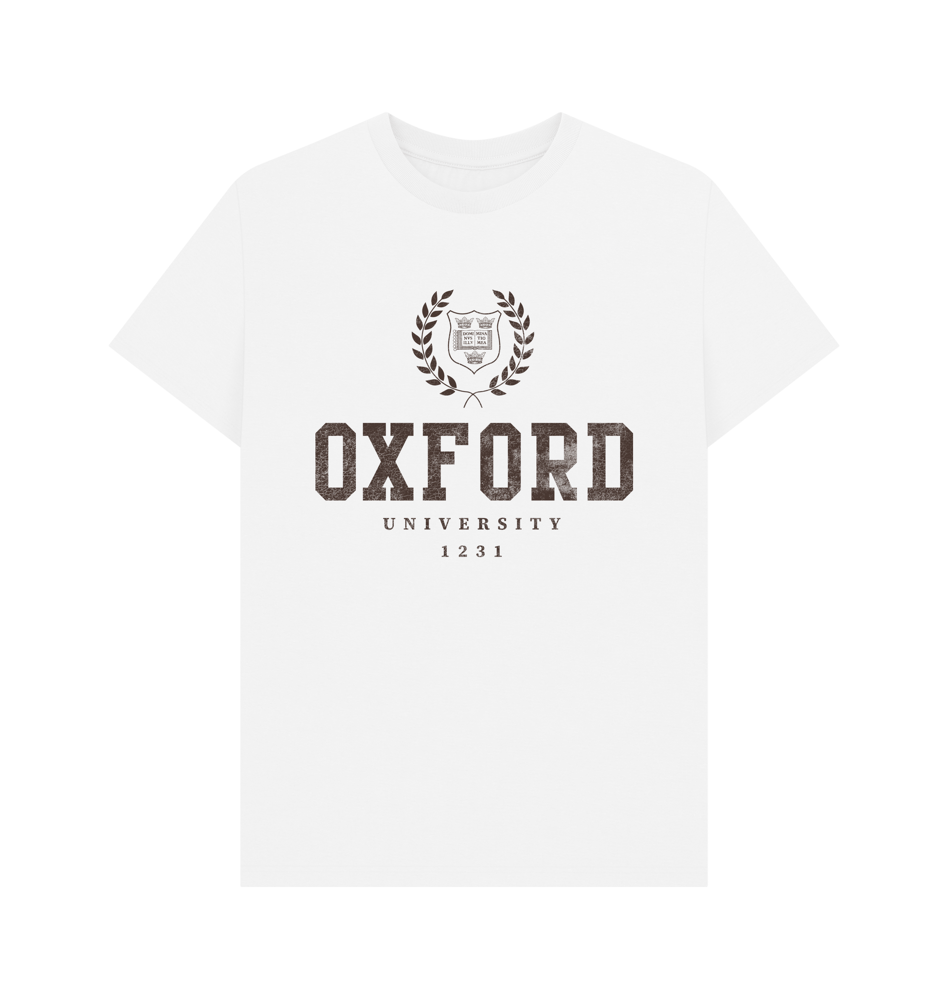 White Printed T-shirt Front