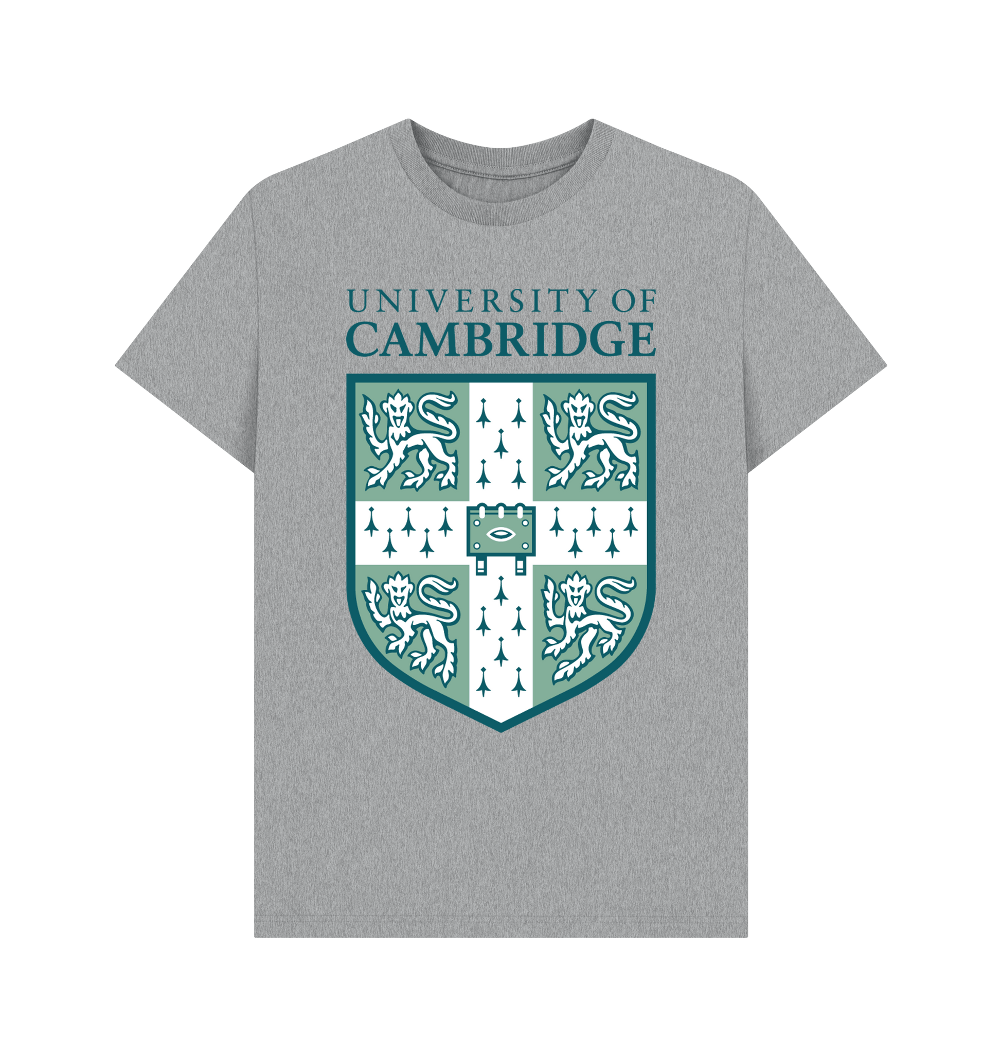 Athletic Grey Printed T-shirt