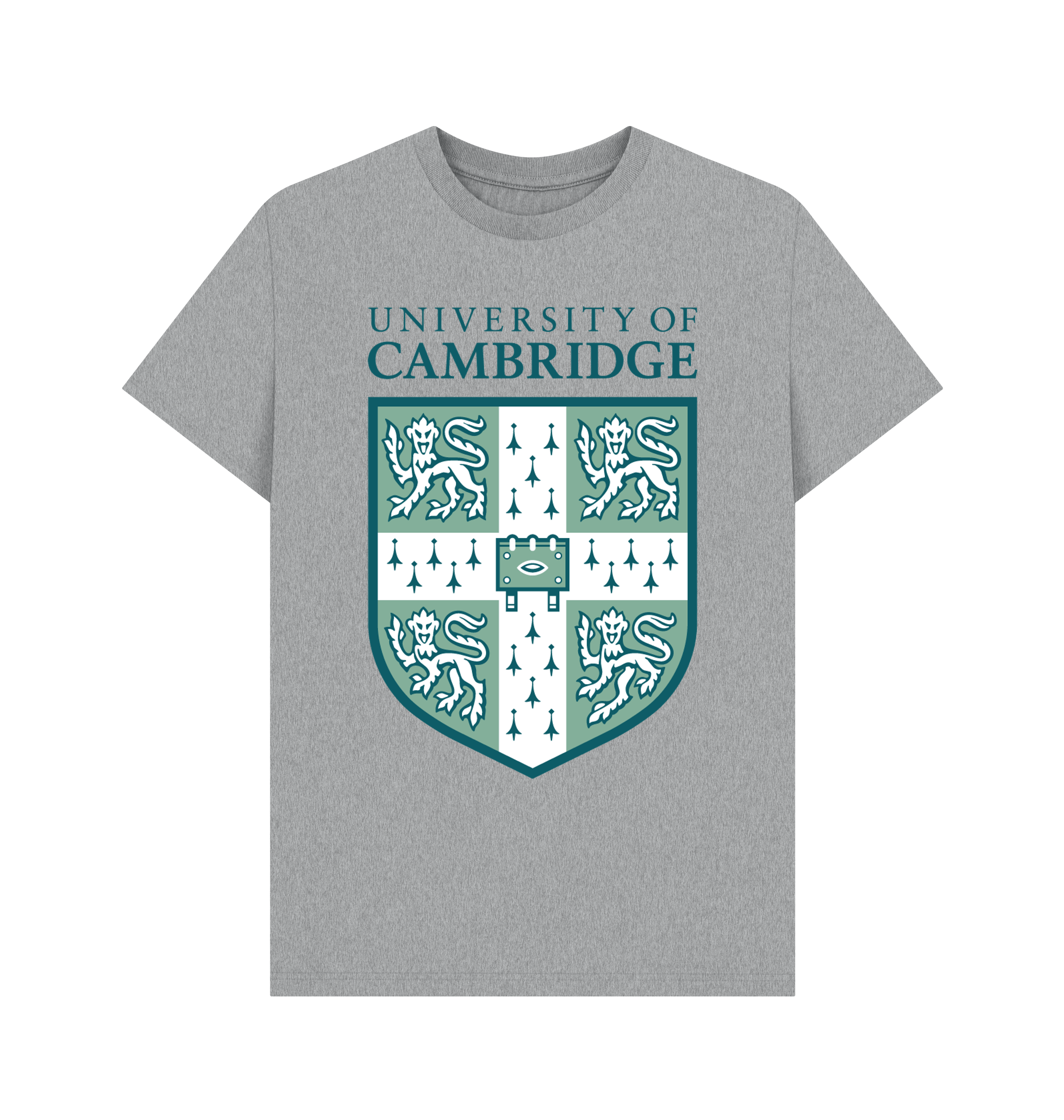 Athletic Grey Printed T-shirt