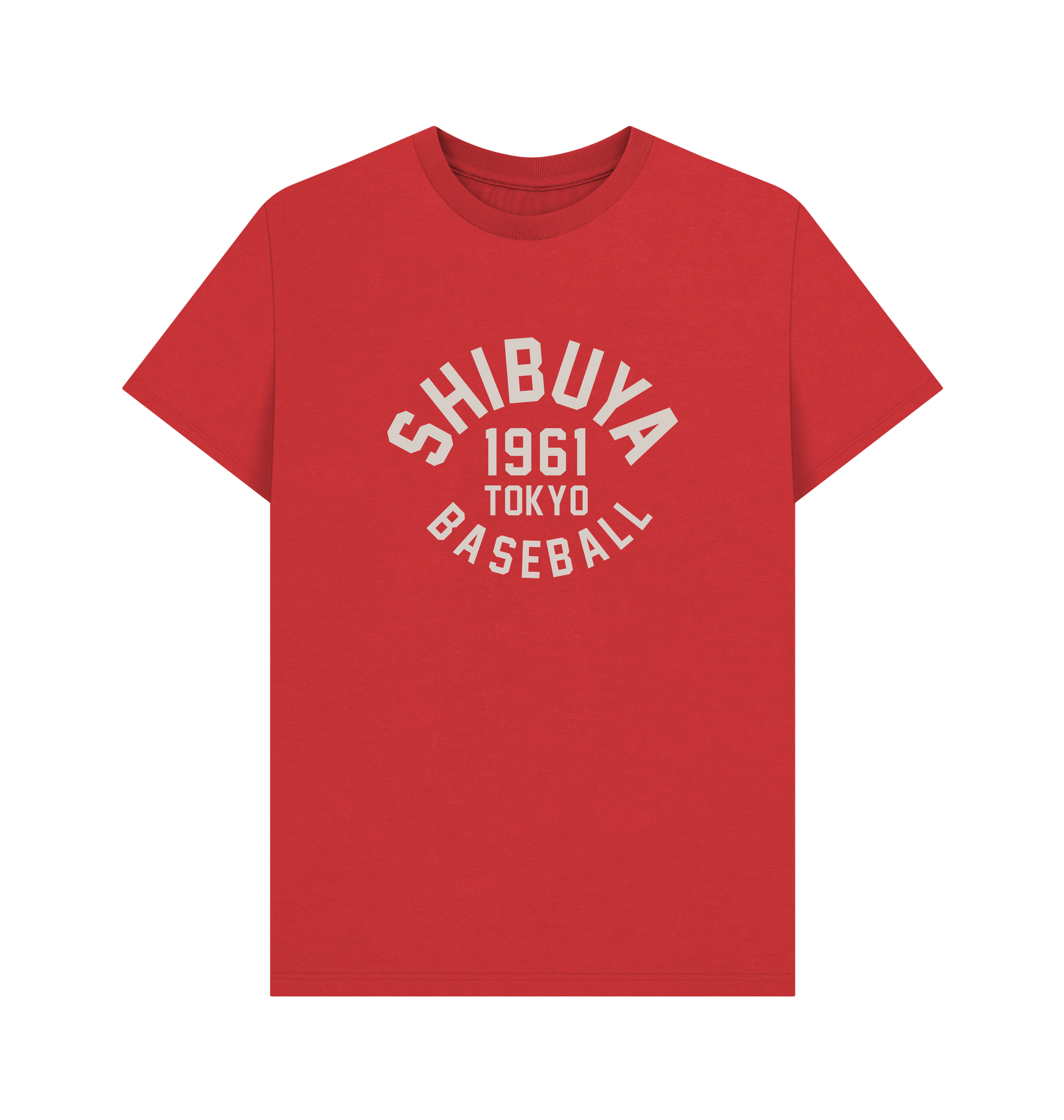 Red Printed T-shirt Front