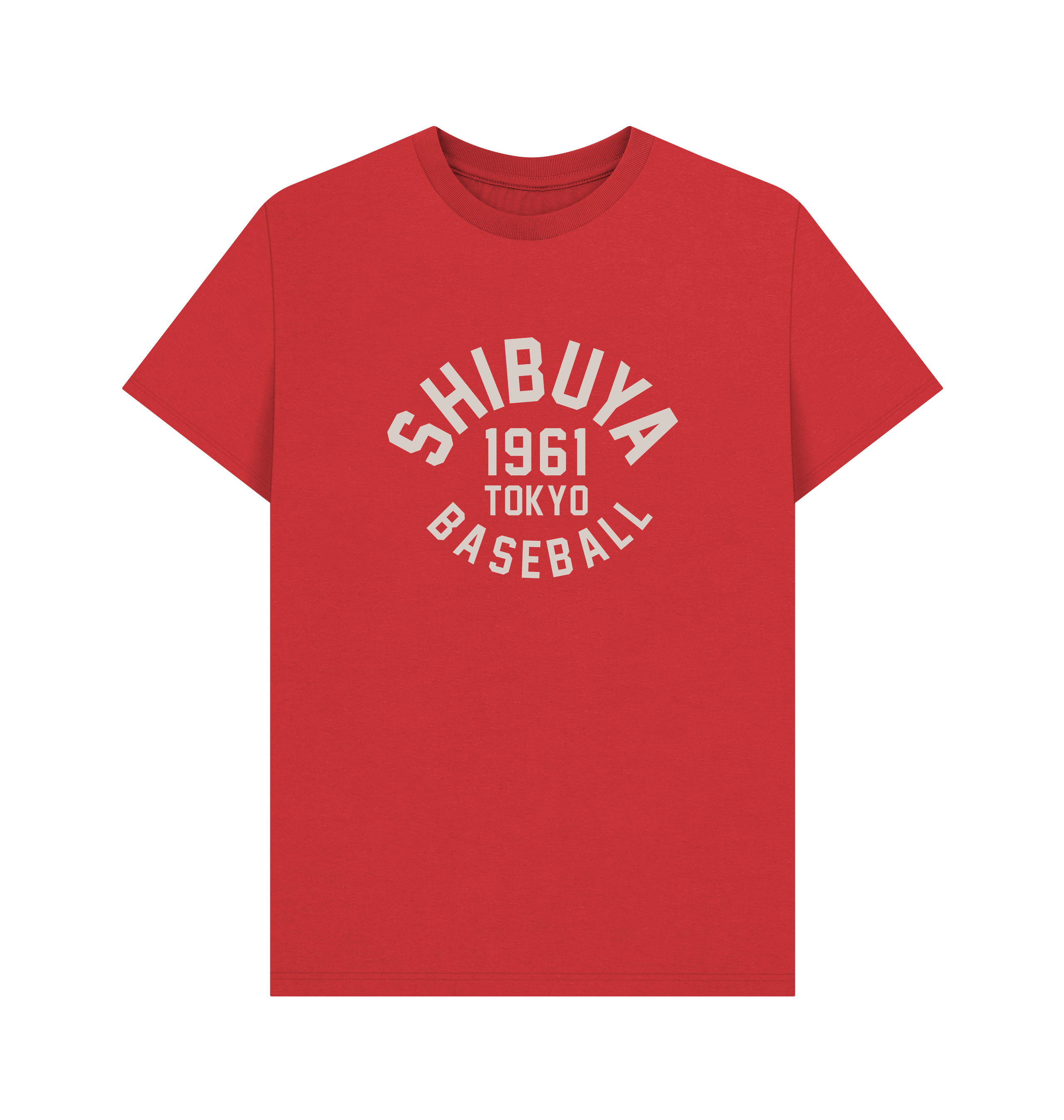 Red Printed T-shirt Front