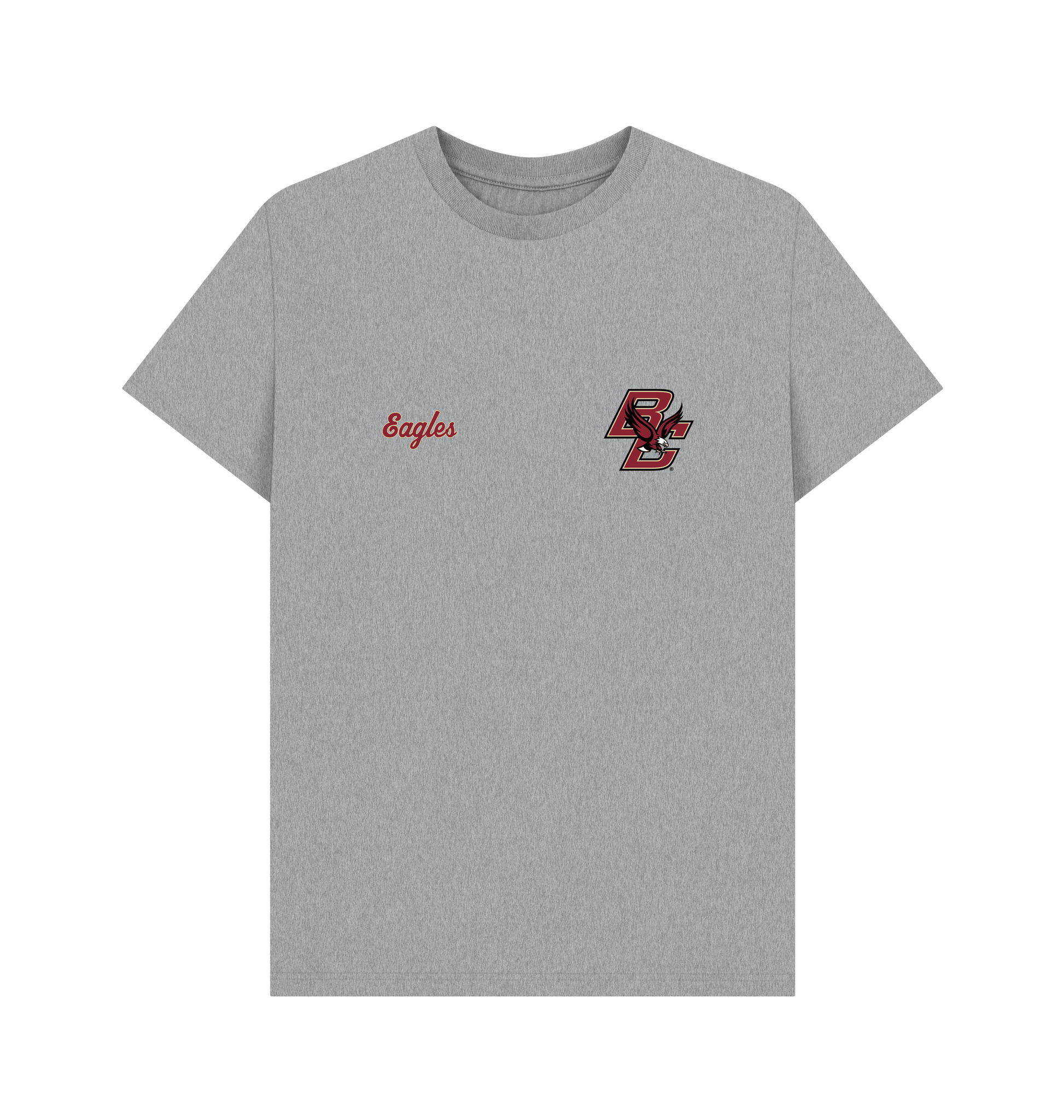 Athletic Grey Printed T-shirt