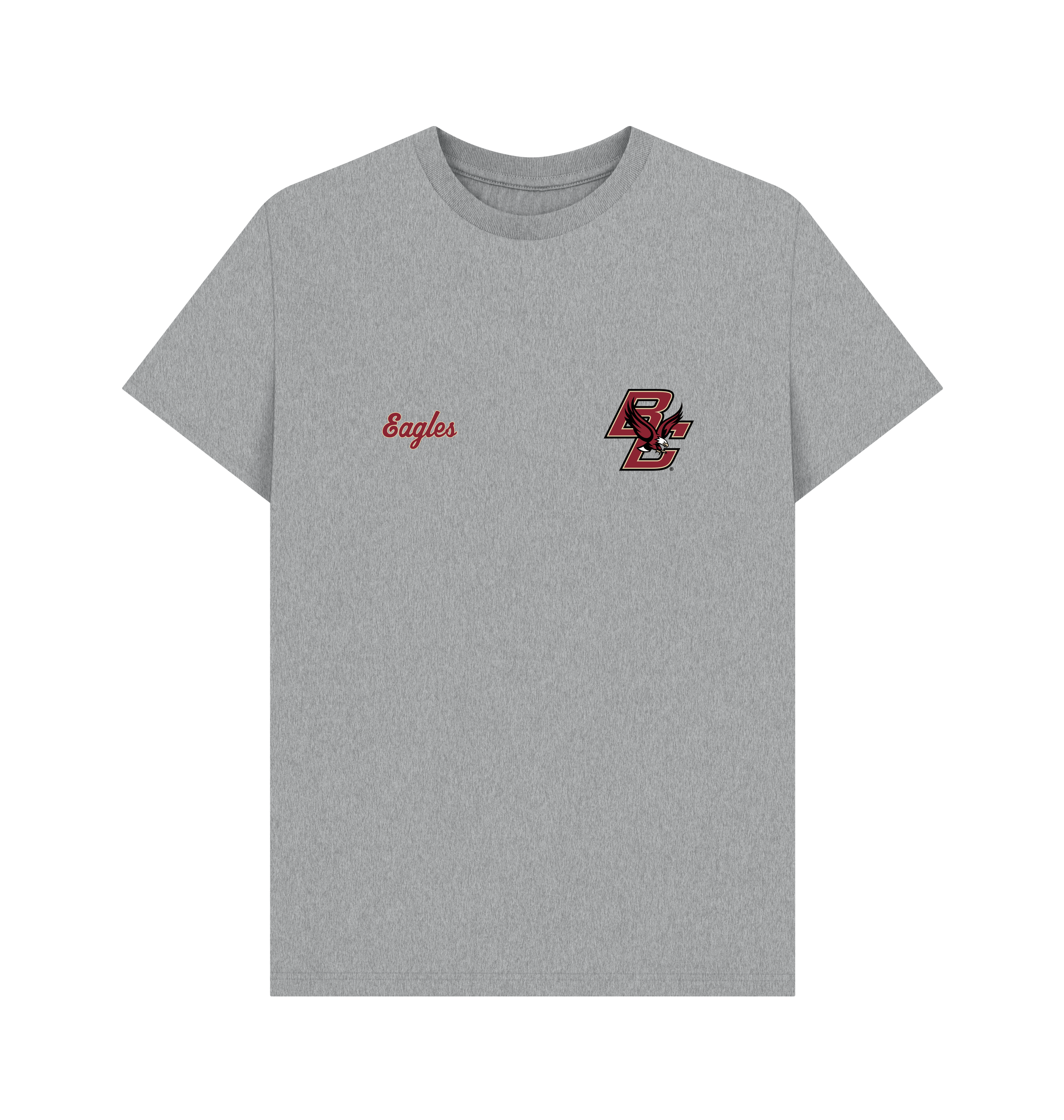 Athletic Grey Printed T-shirt