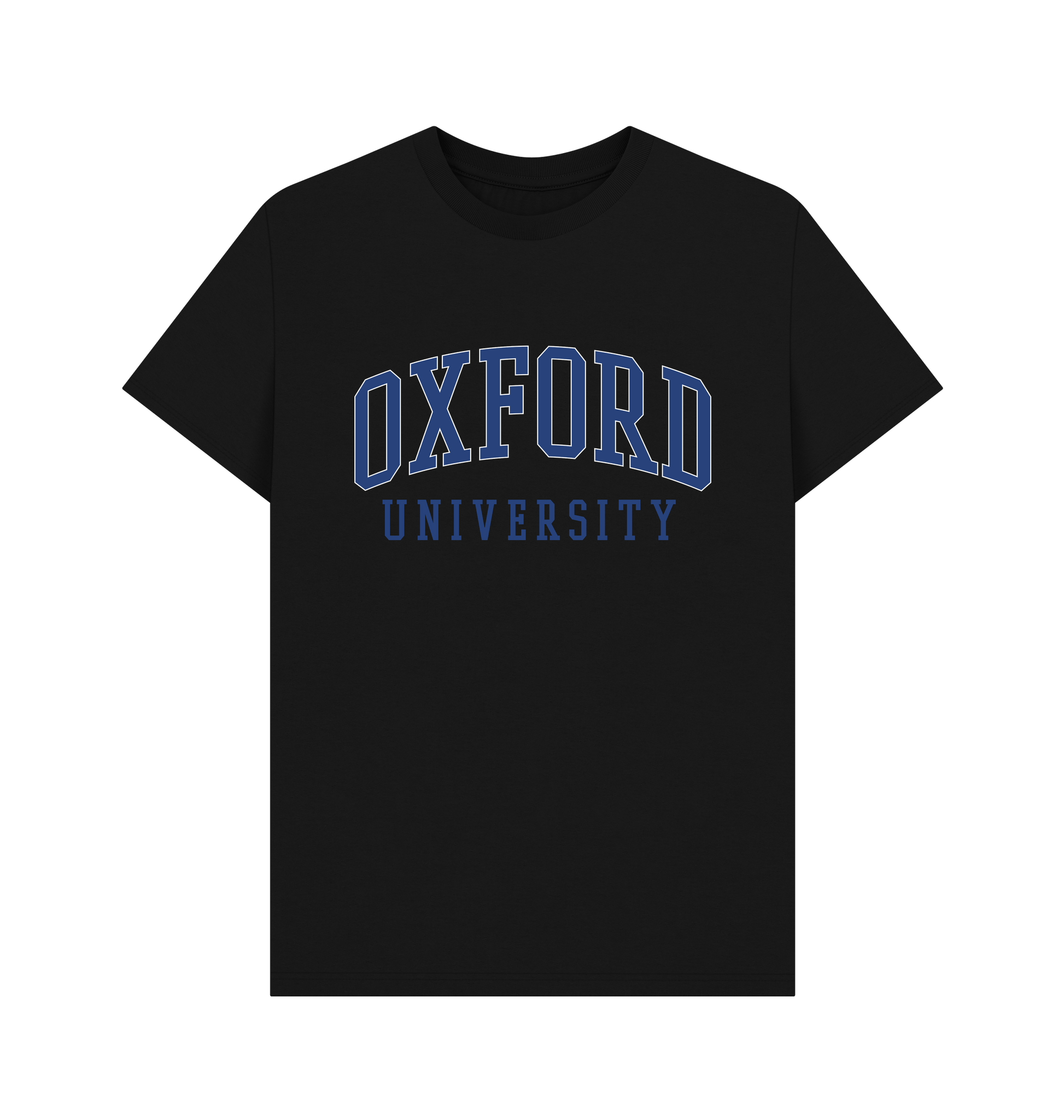 Black Printed T-shirt Front