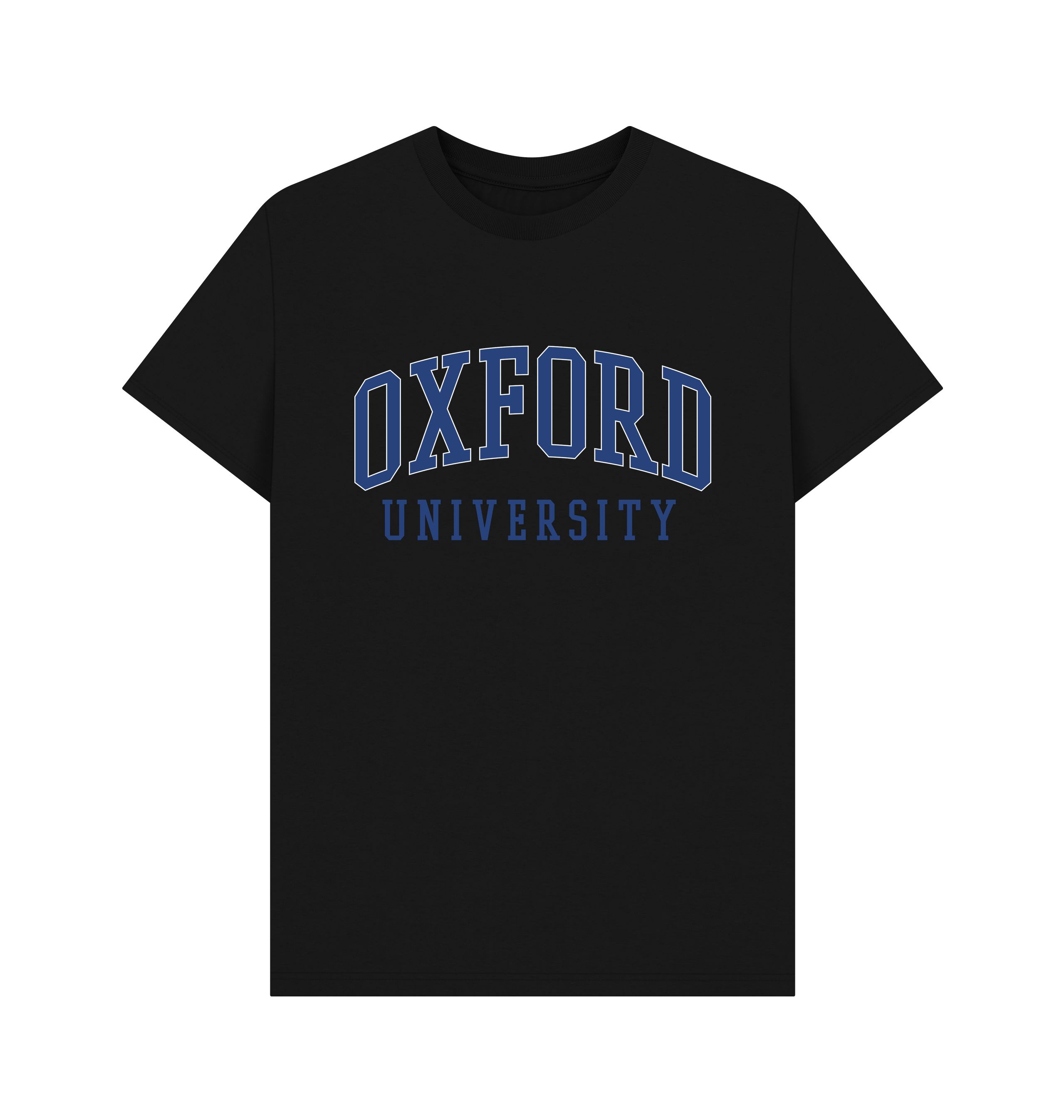 Black Printed T-shirt Front