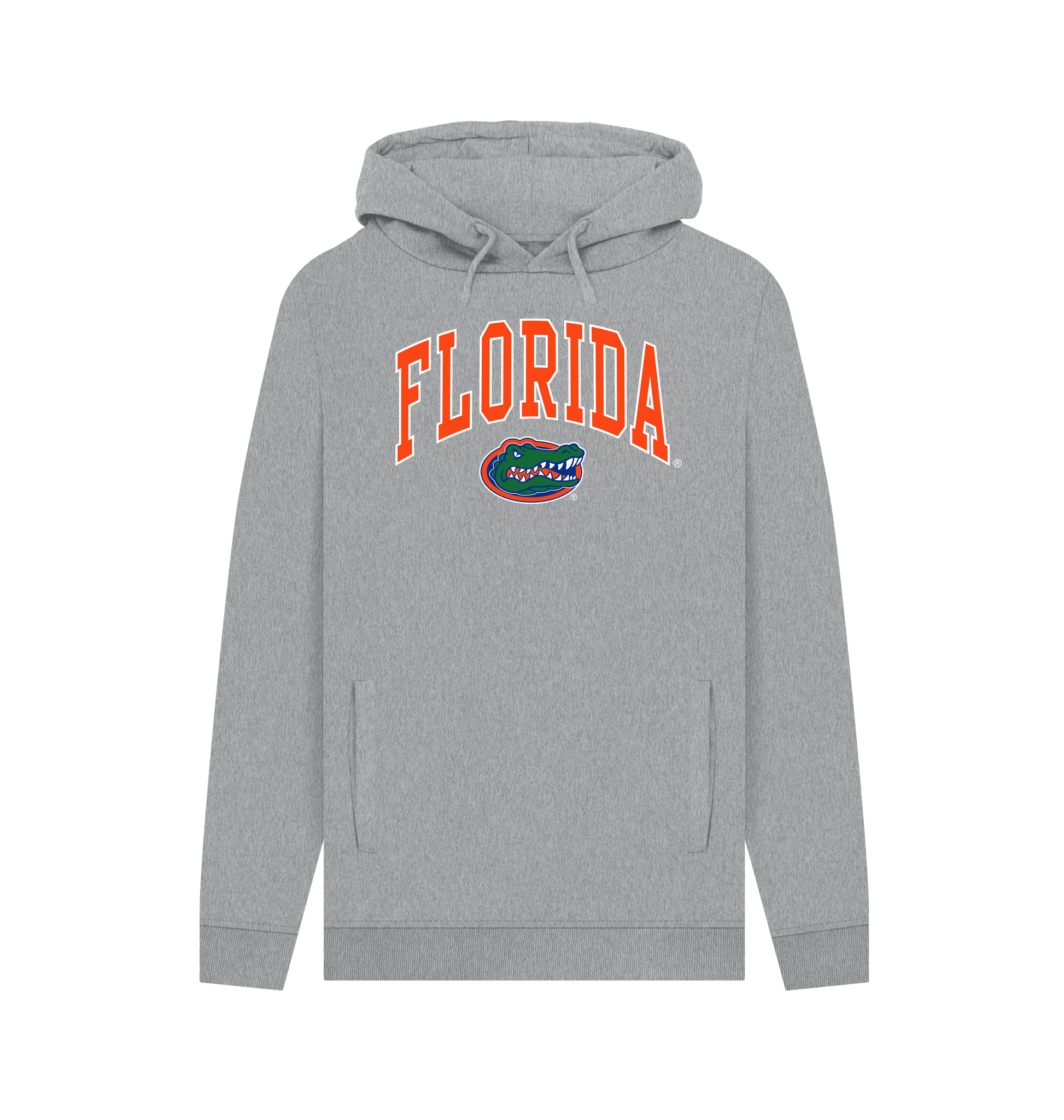 Light Heather Printed Hoody Front
