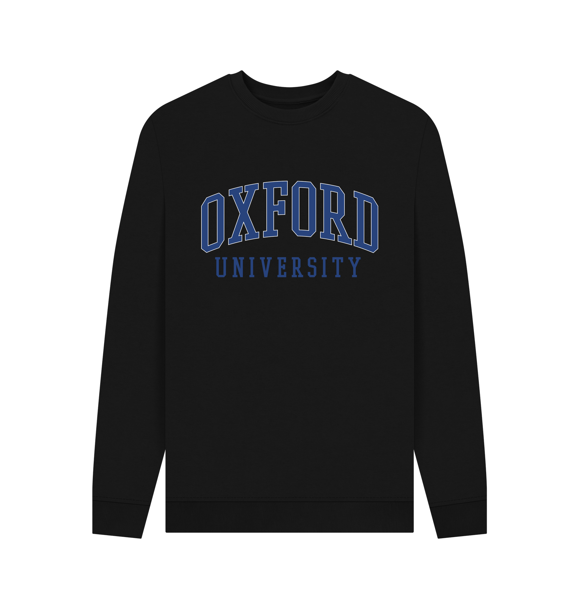 Black Printed Sweater Front
