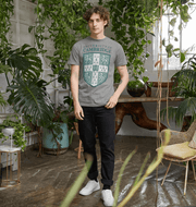 Athletic Grey Printed T-shirt