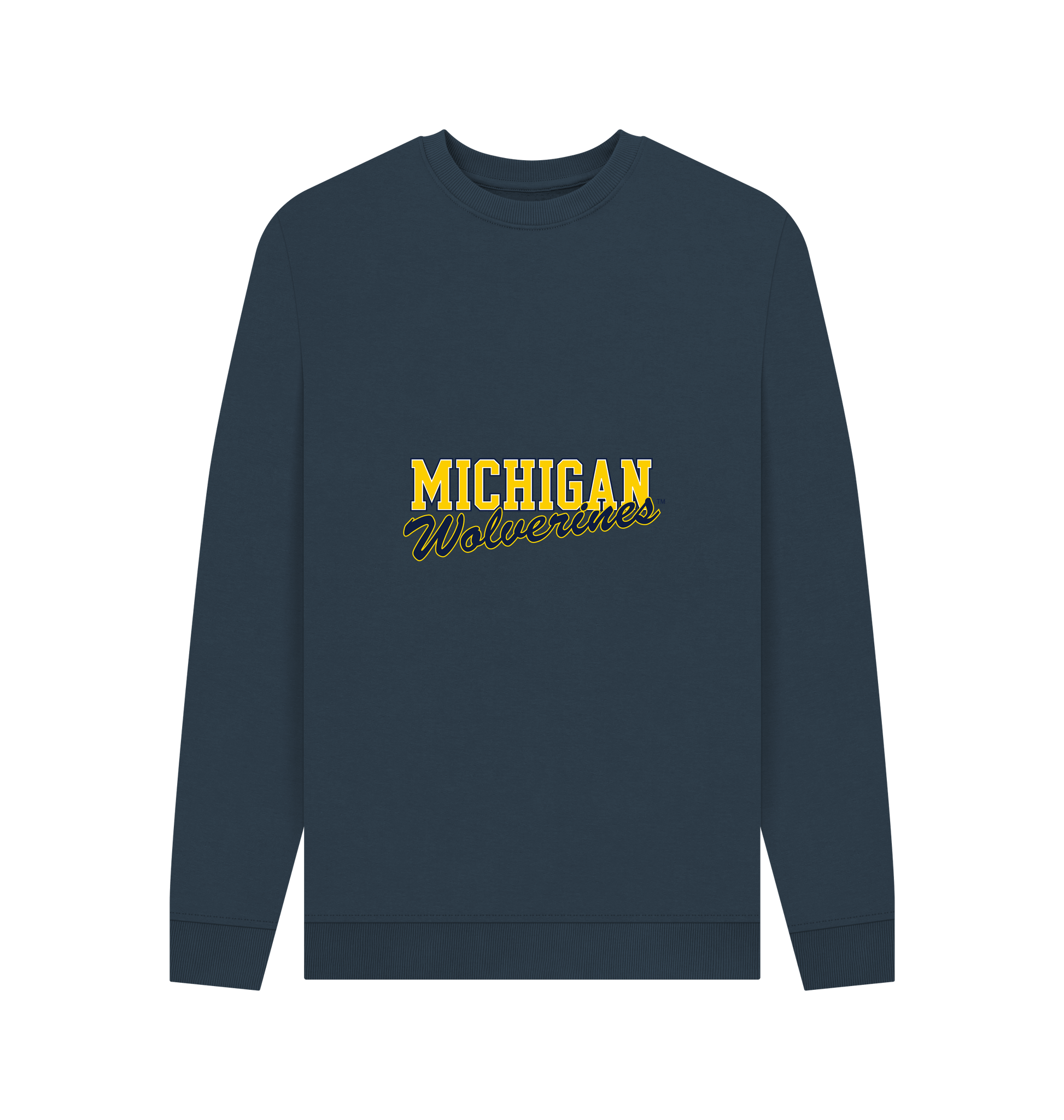 Navy Blue Printed Sweater
