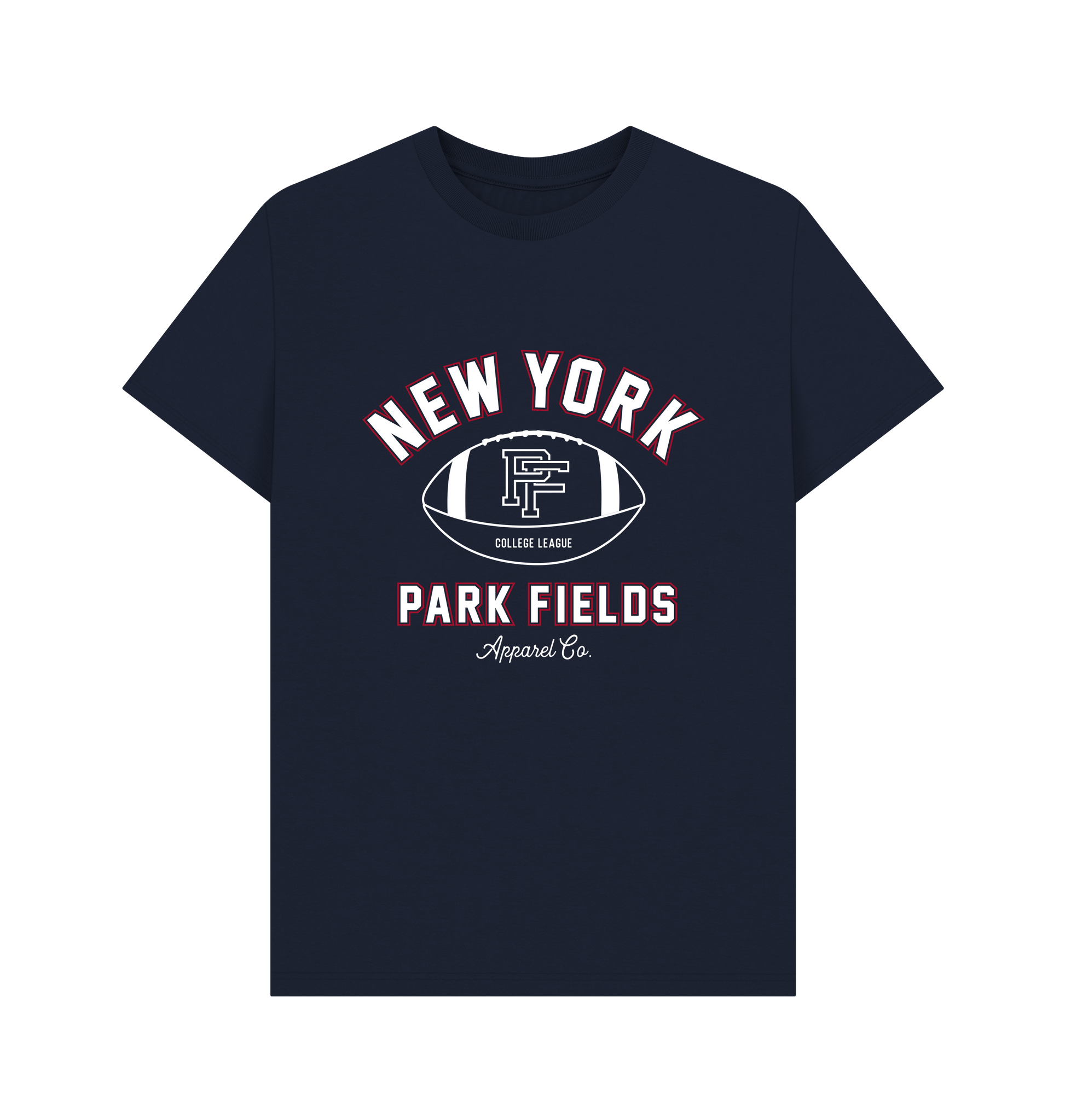 Navy Blue Printed T-shirt