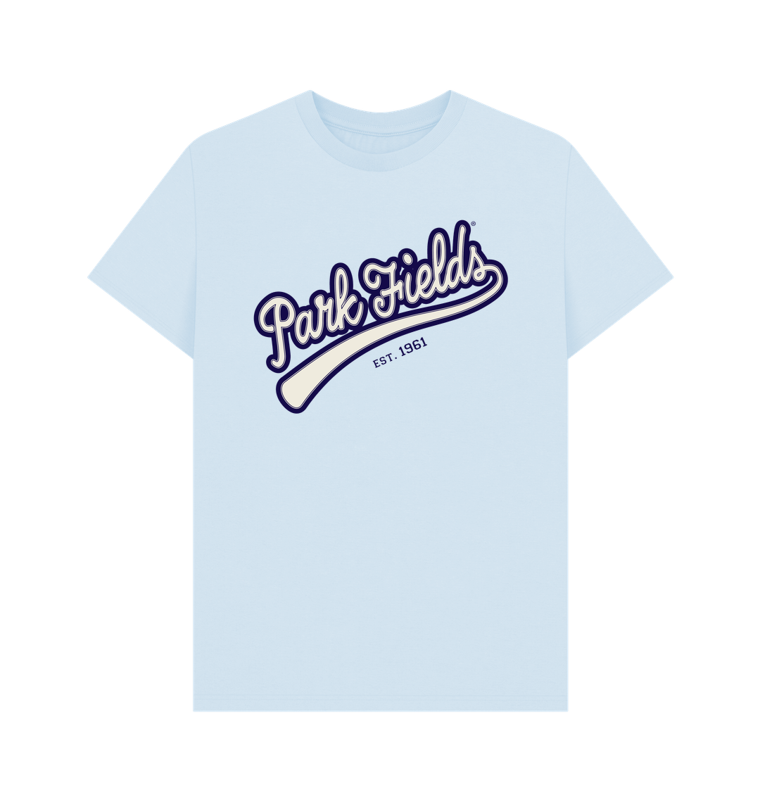 Sky Blue Printed T-shirt