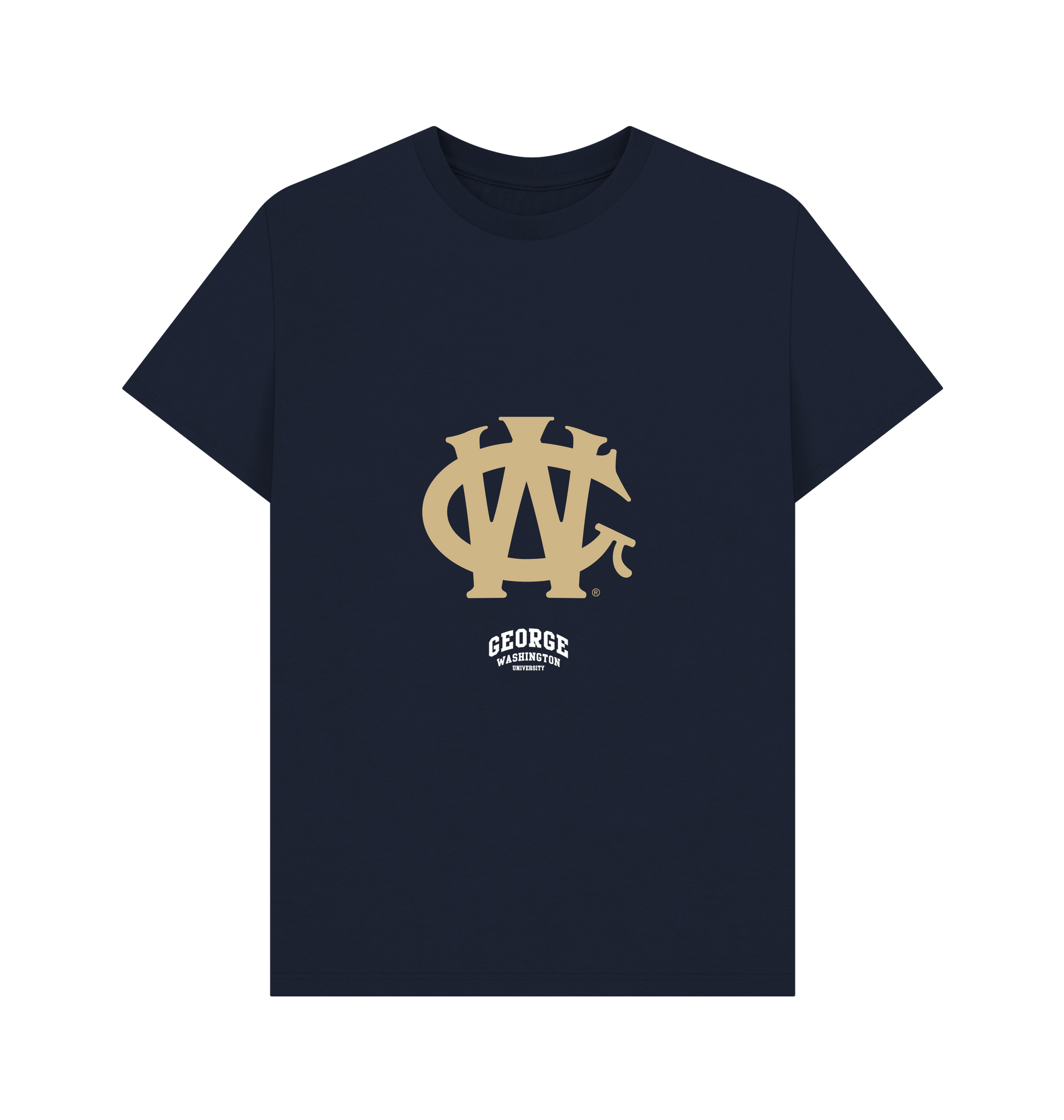 Navy Blue Printed T-shirt