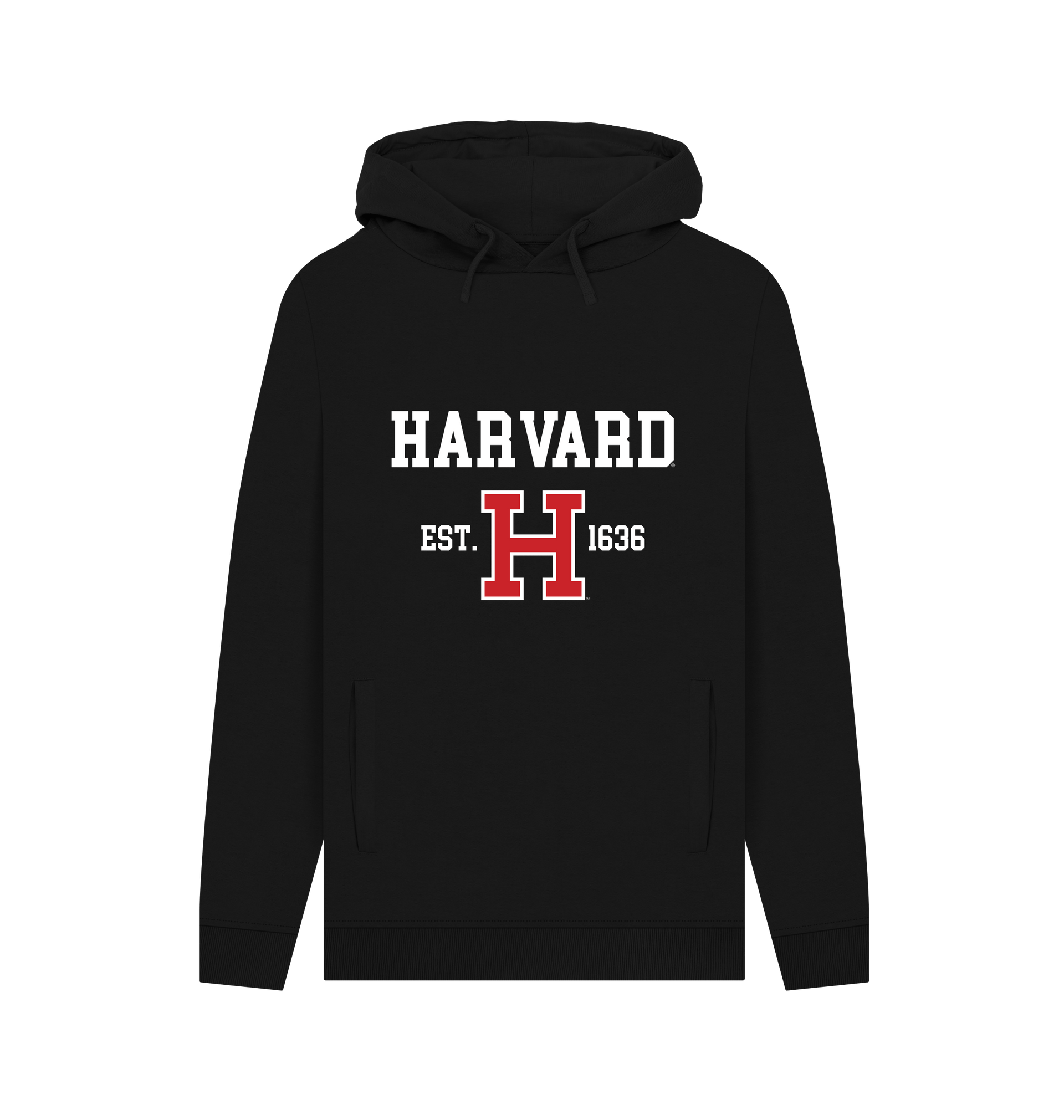Harvard University Est 1636 Unisex Hoodie Black | Official