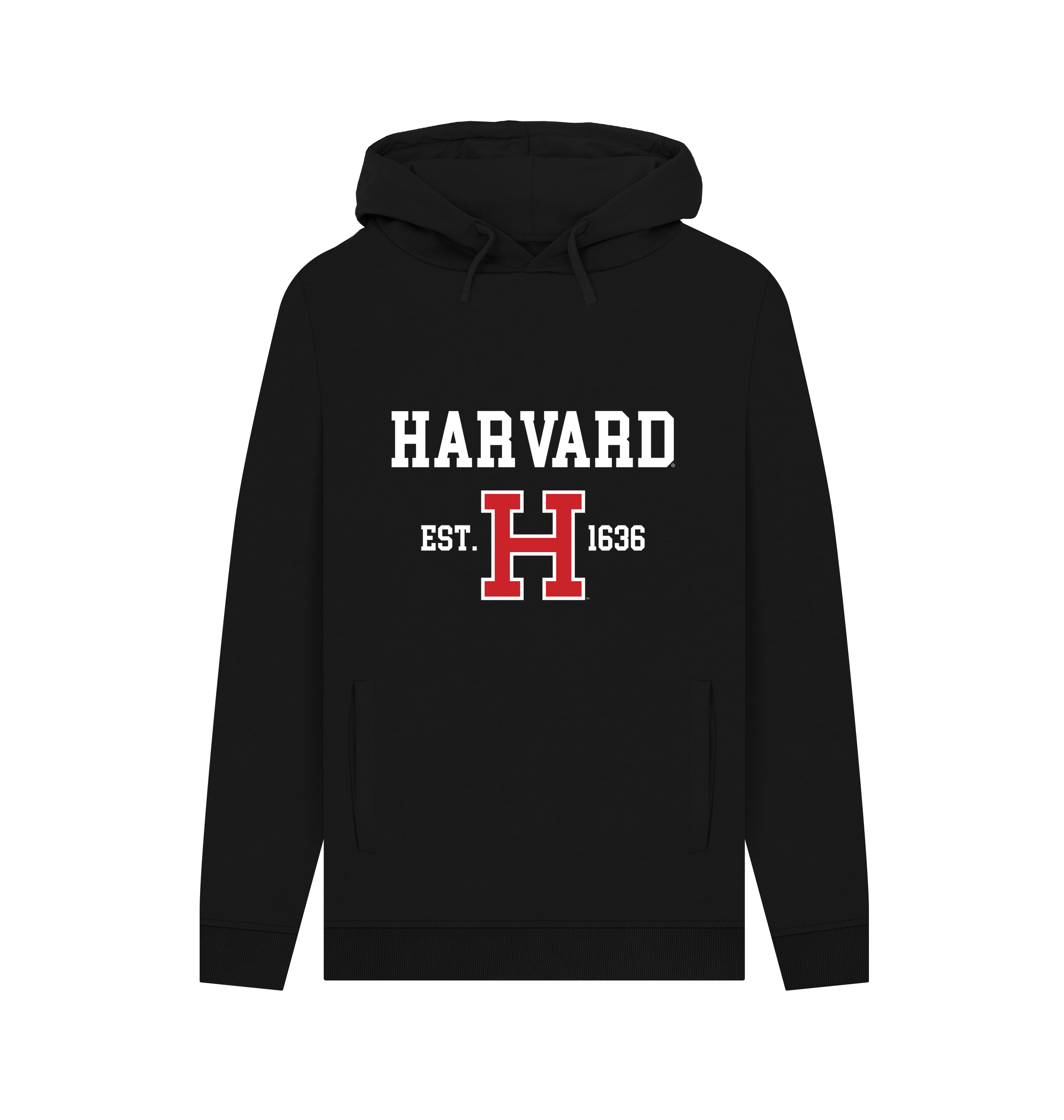 Black Printed Hoody
