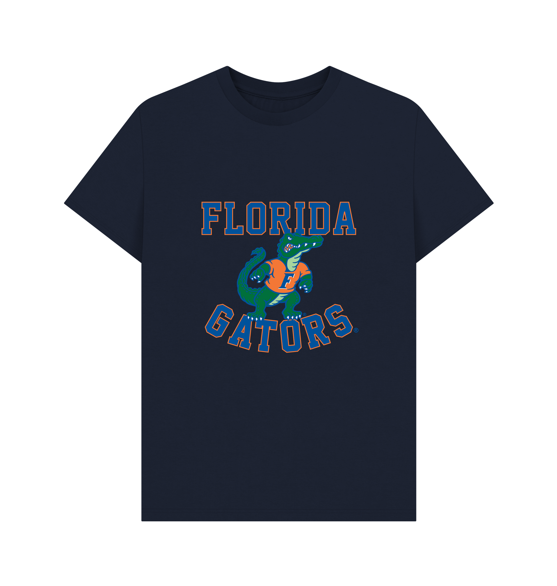 Navy Blue Printed T-shirt