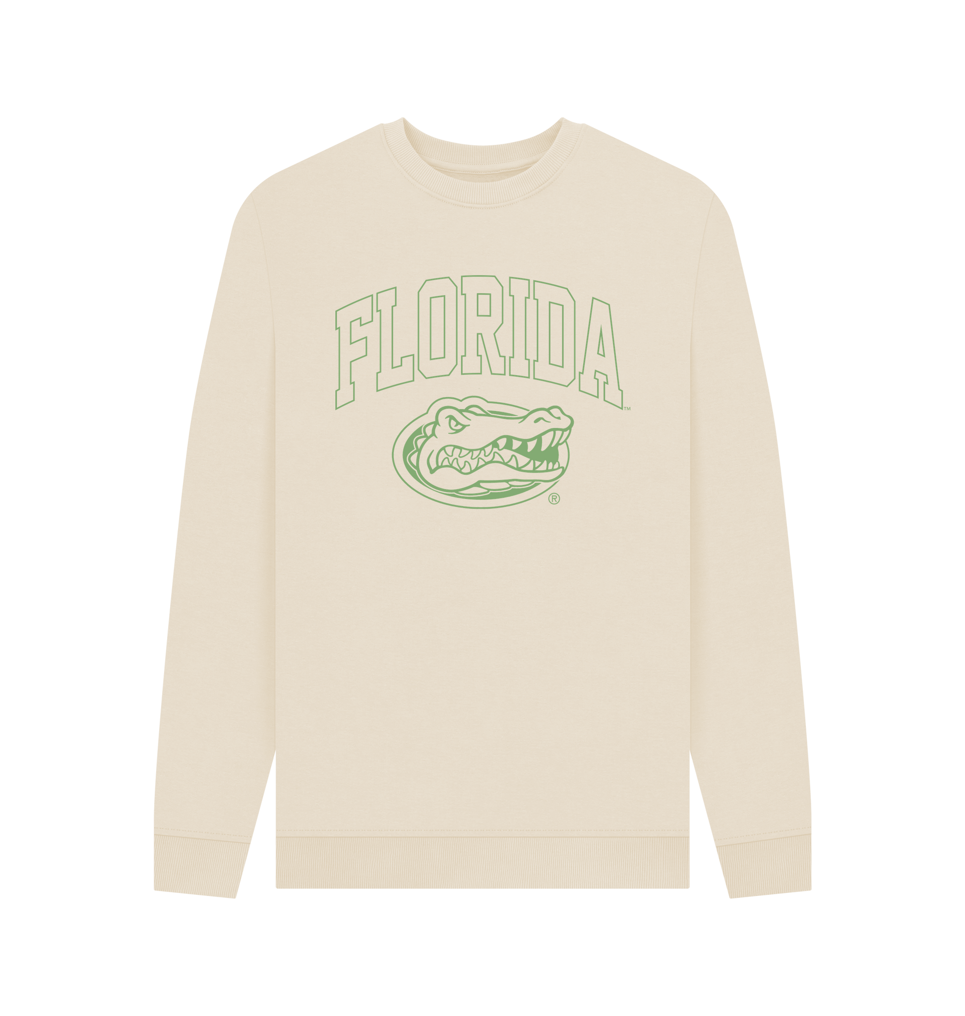 Oat Printed Sweater Front