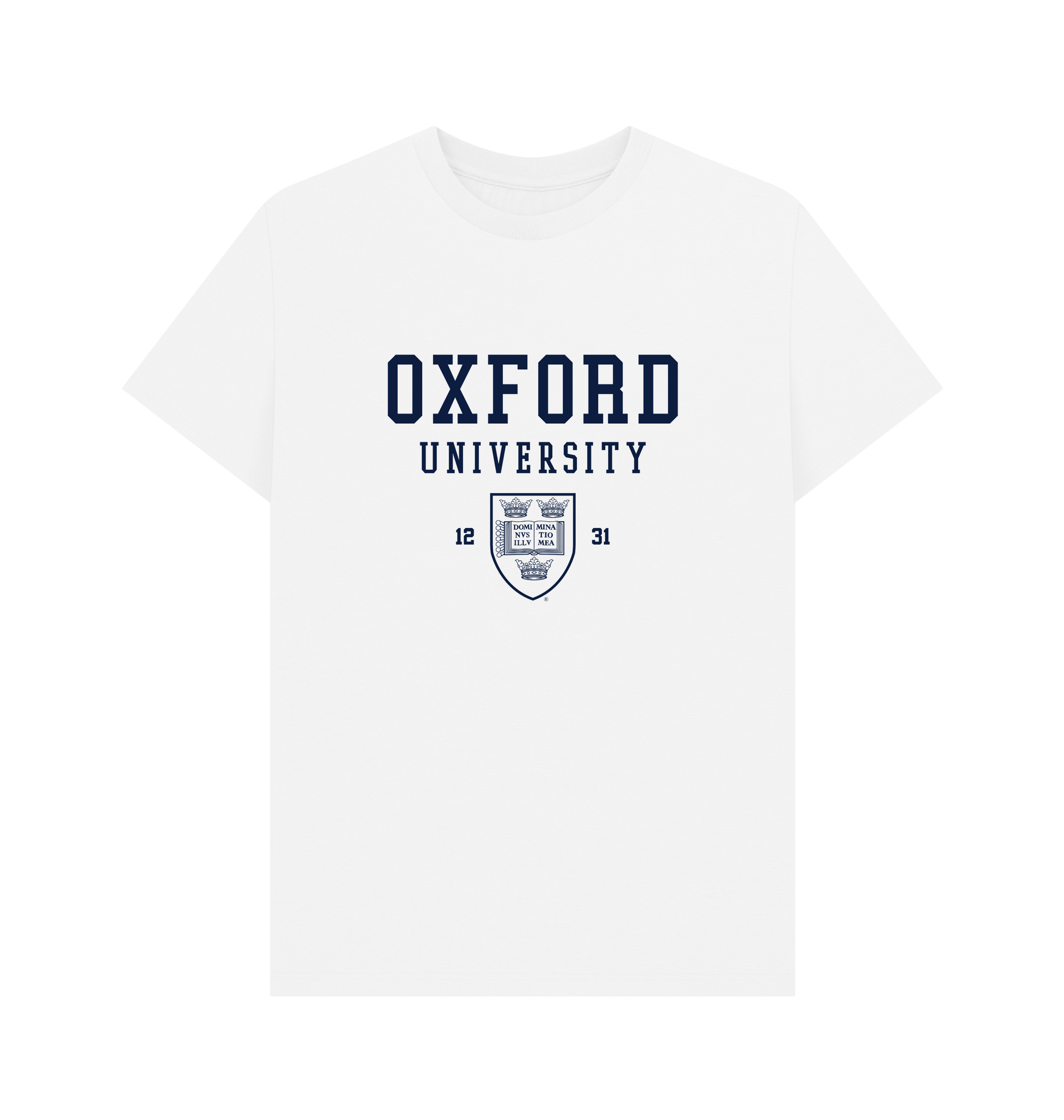 White Printed T-shirt Front