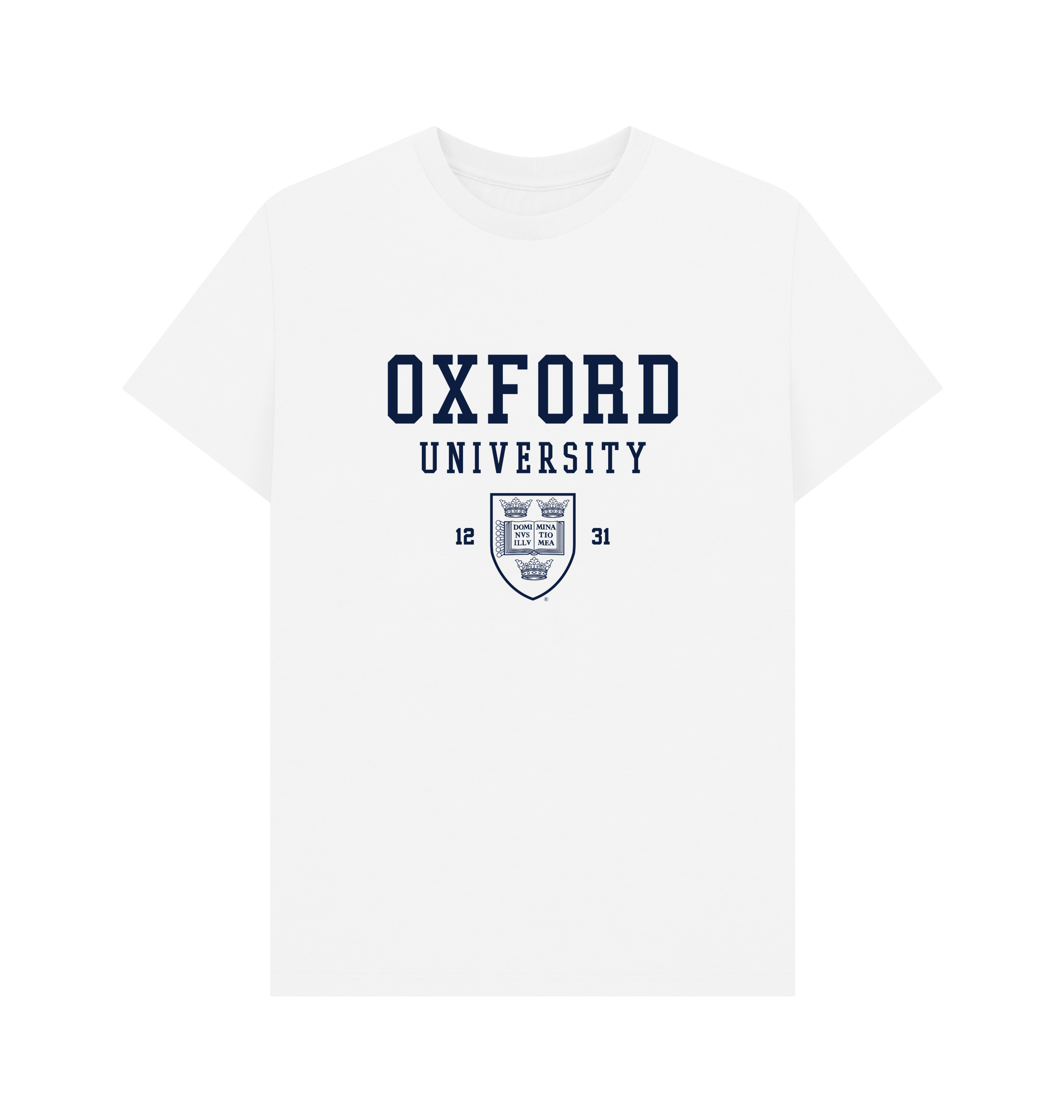 White Printed T-shirt Front