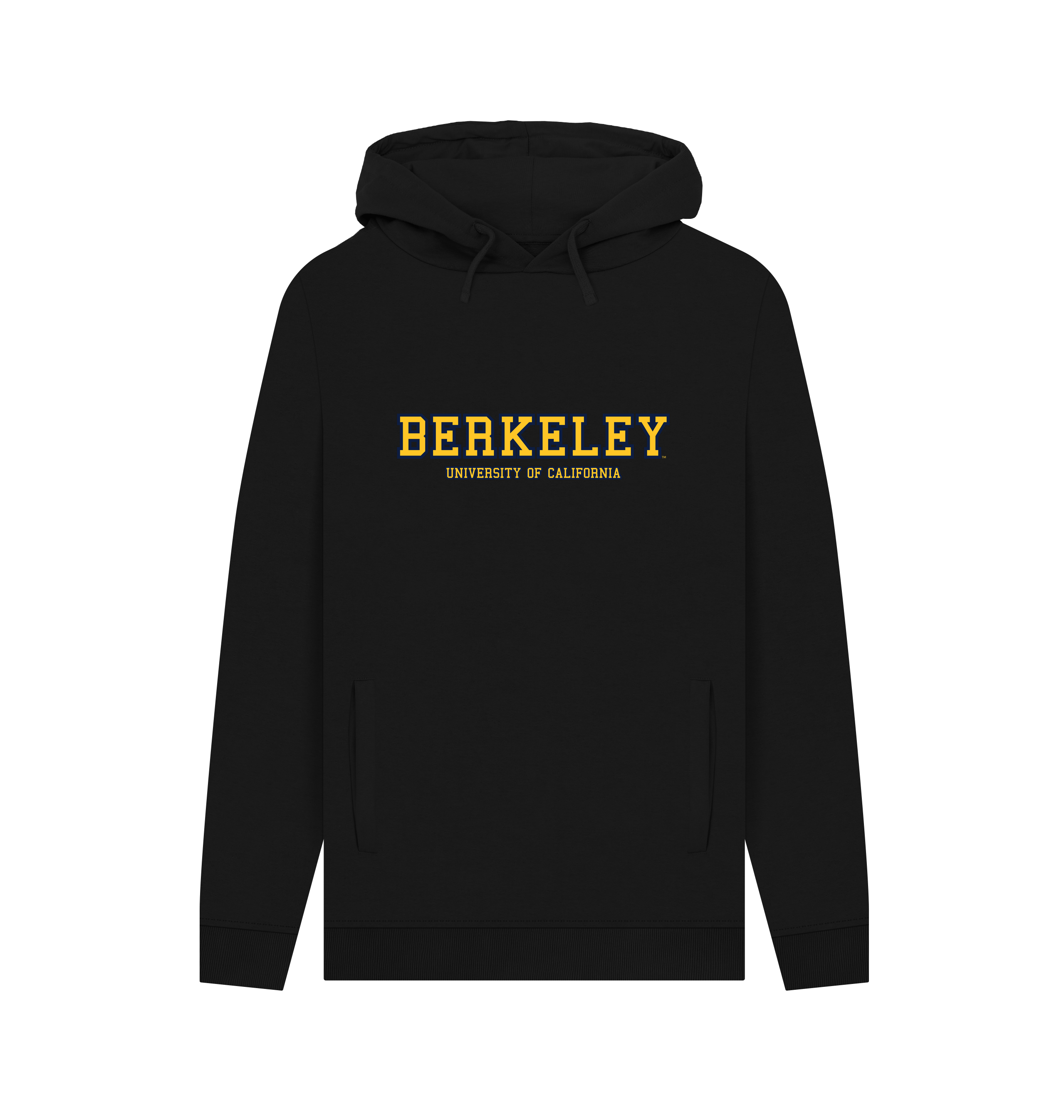Black Printed Hoody