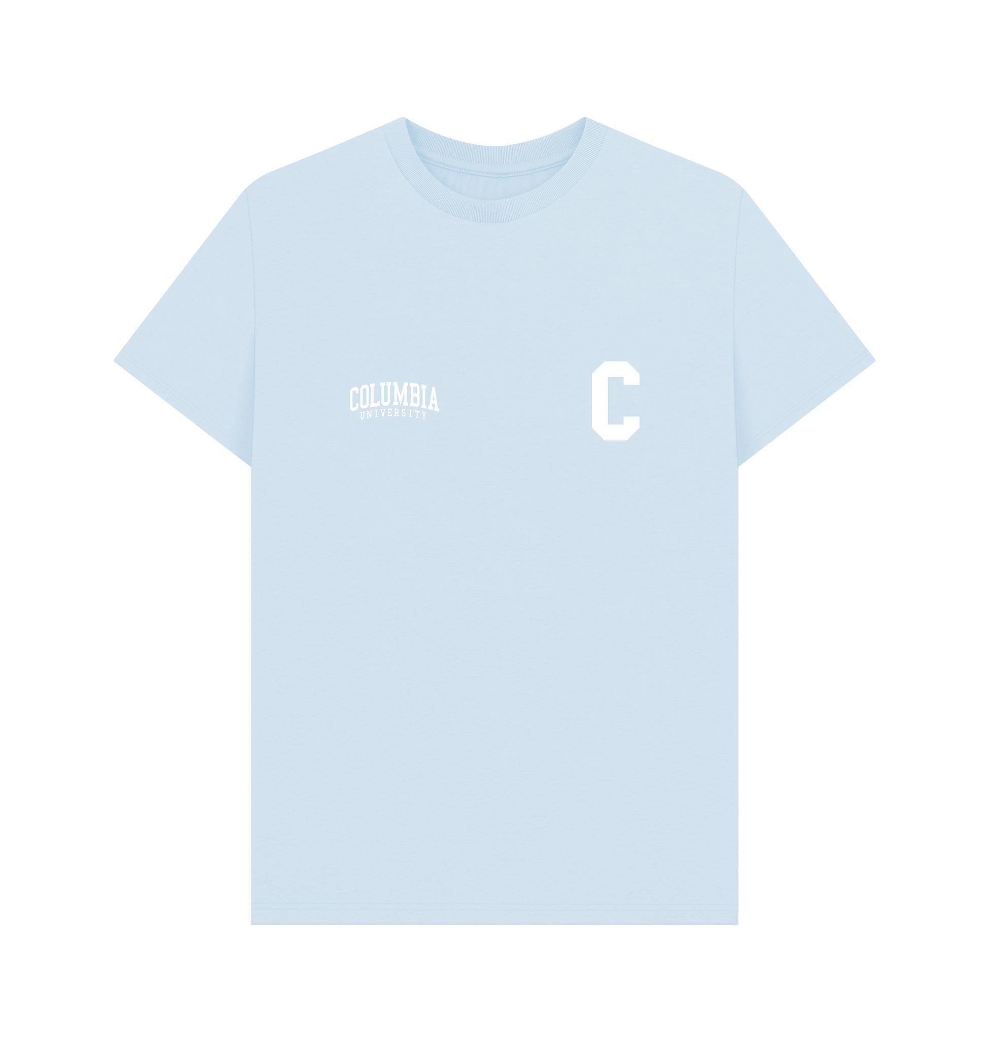 Sky Blue Printed T-shirt