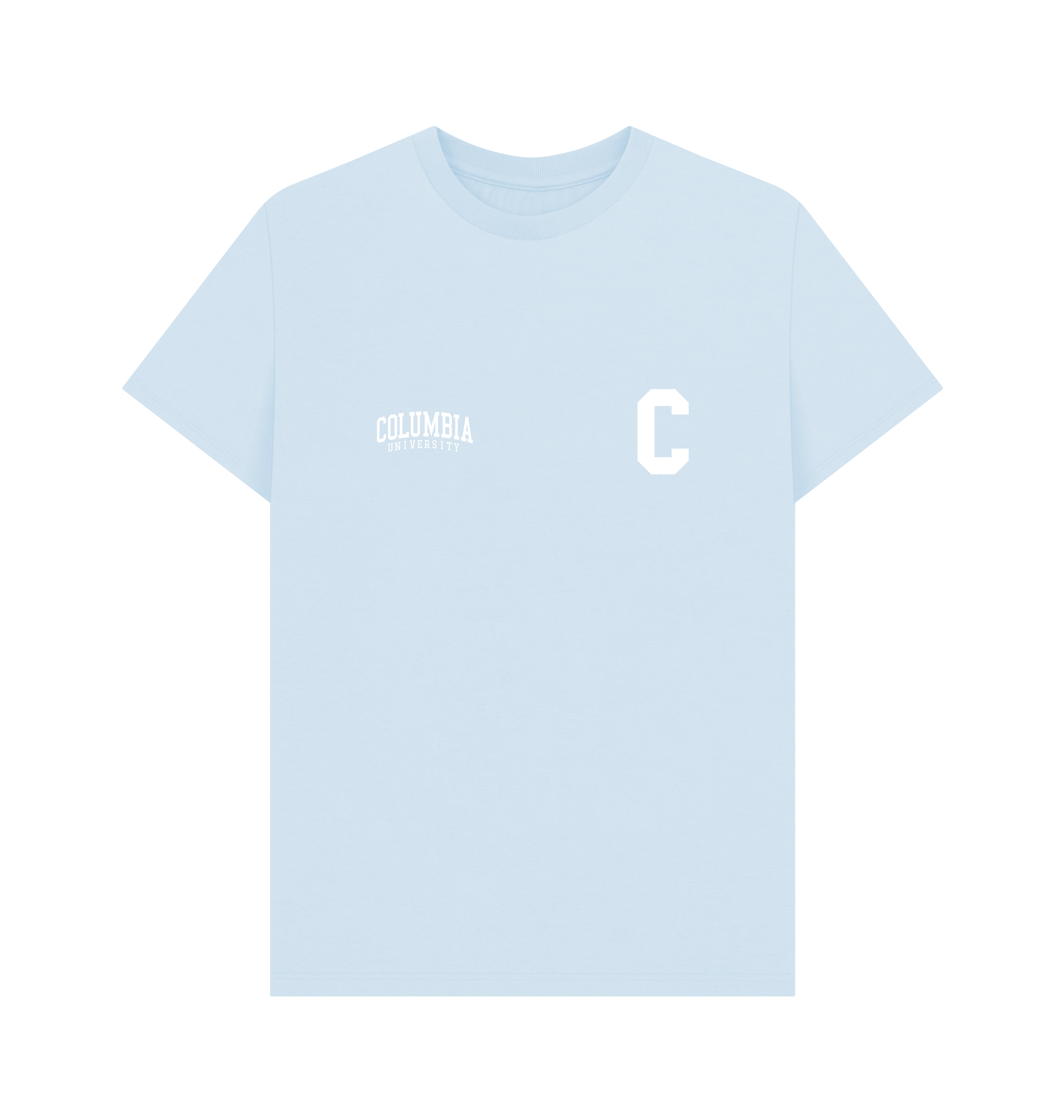 Sky Blue Printed T-shirt