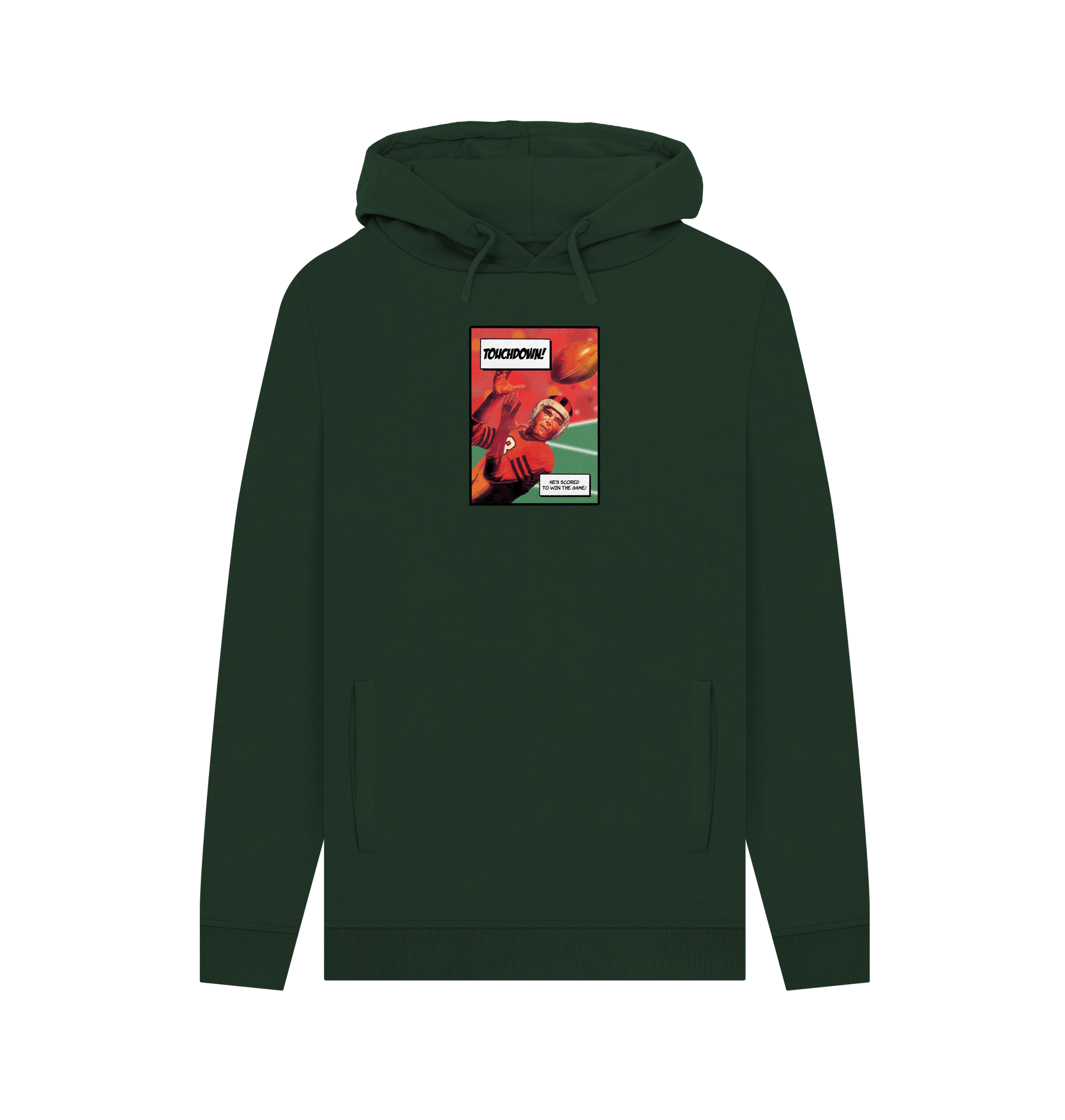 Evergreen Printed Hoody Front