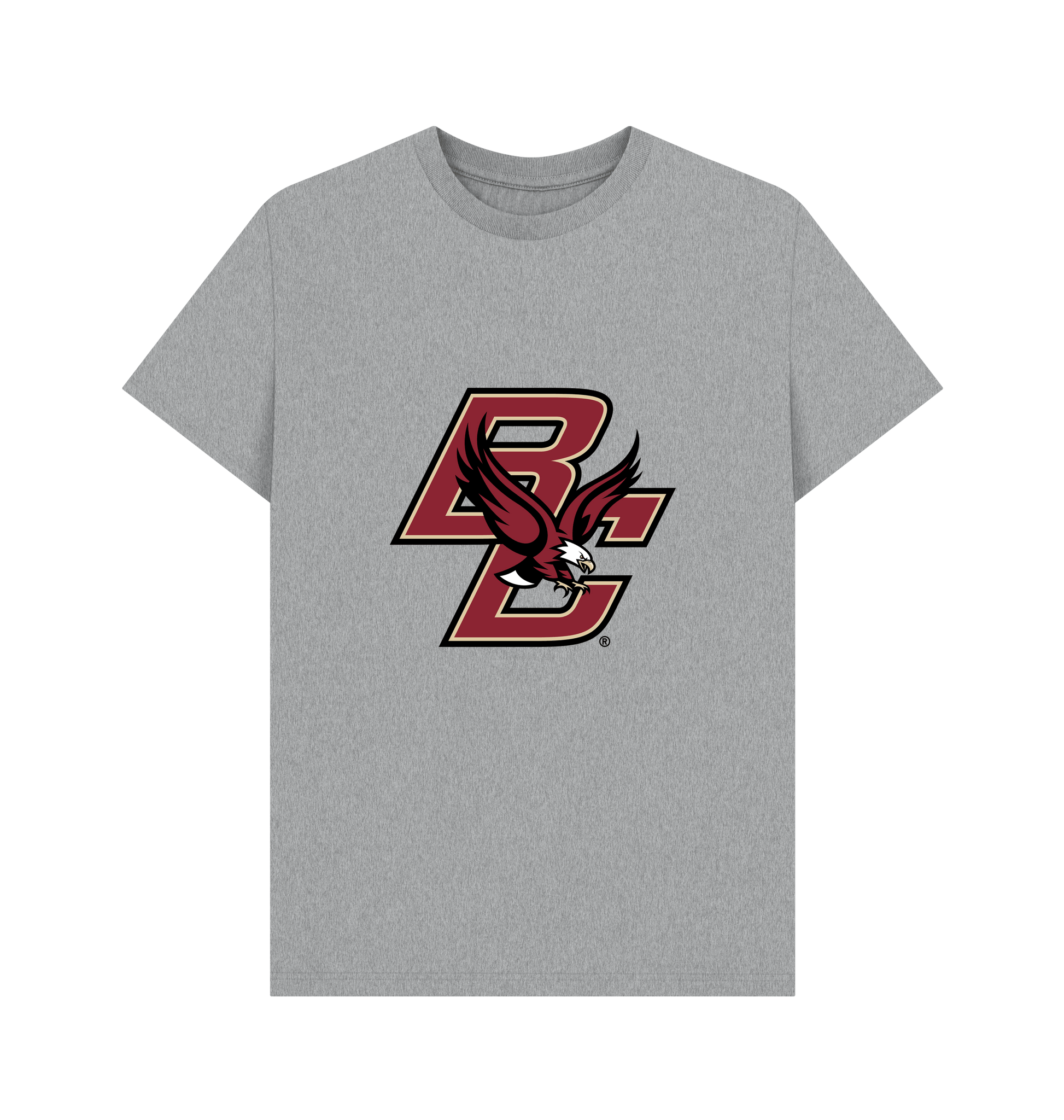 Athletic Grey Printed T-shirt