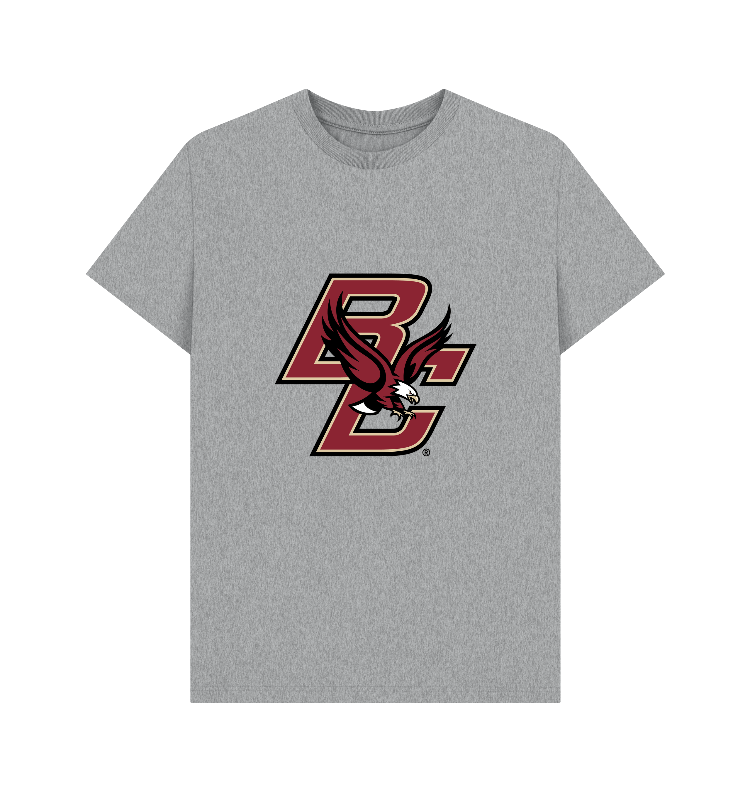 Athletic Grey Printed T-shirt