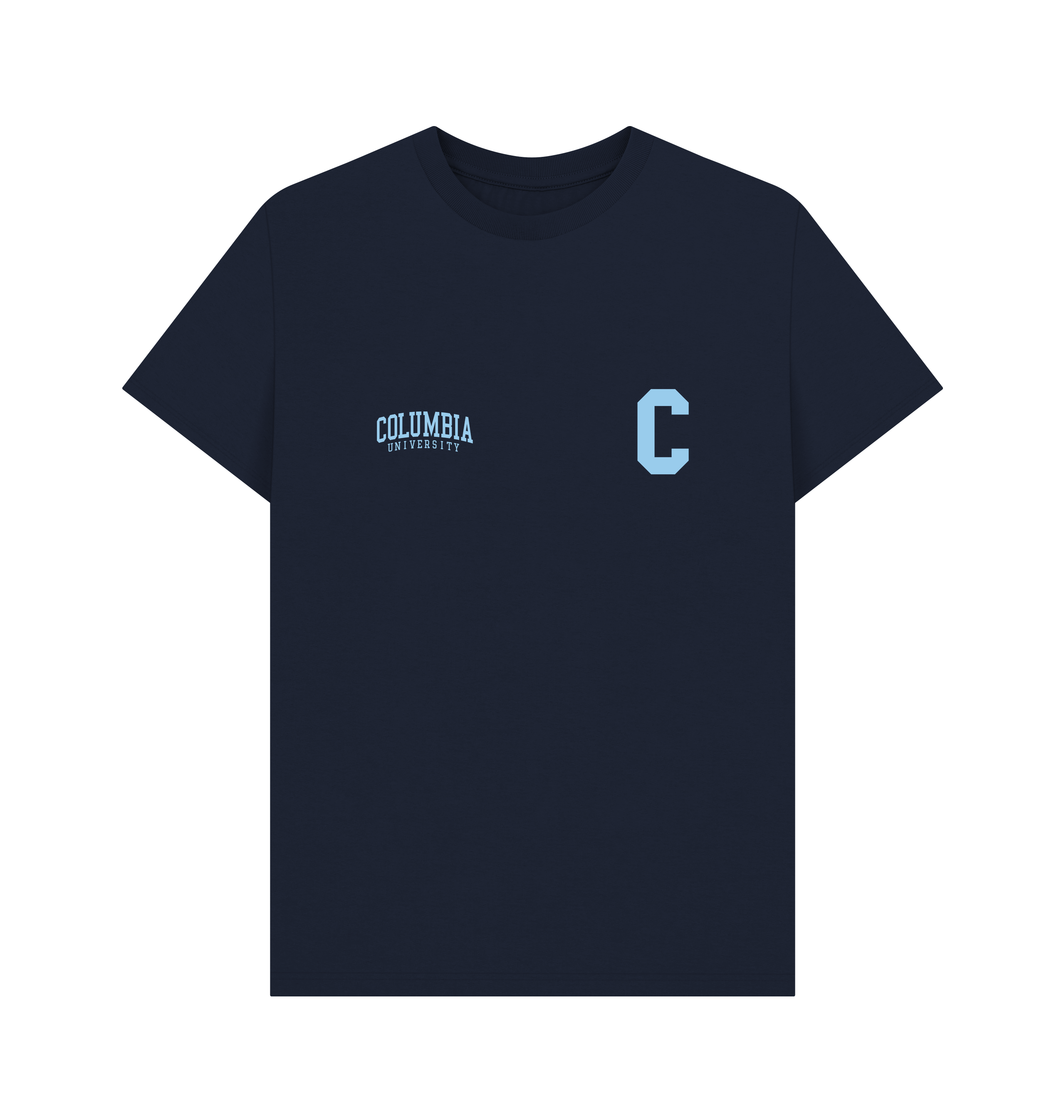 Navy Blue Printed T-shirt