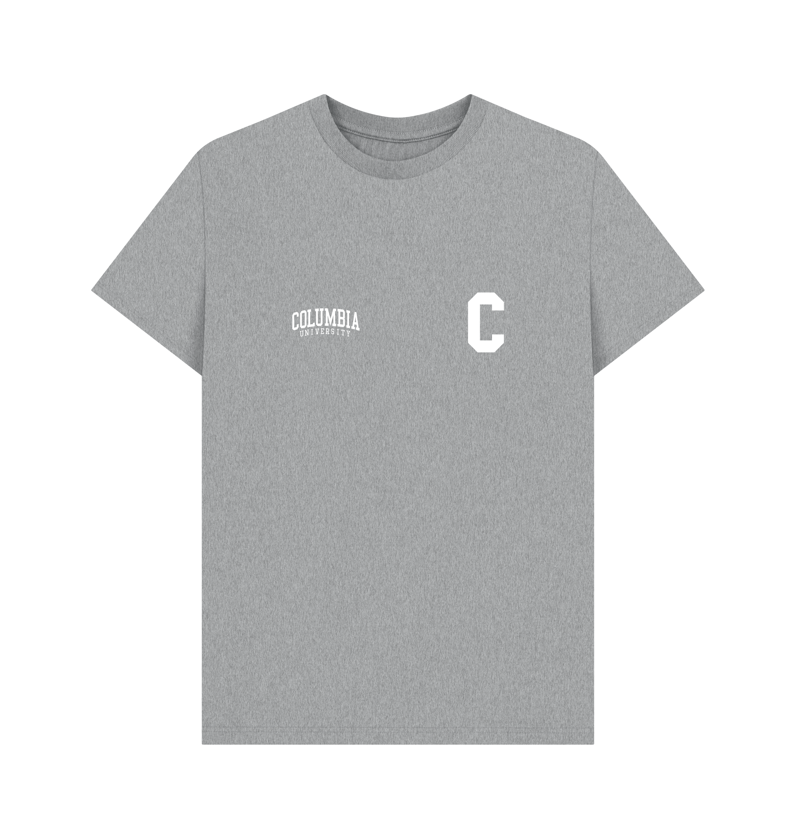 Athletic Grey Printed T-shirt