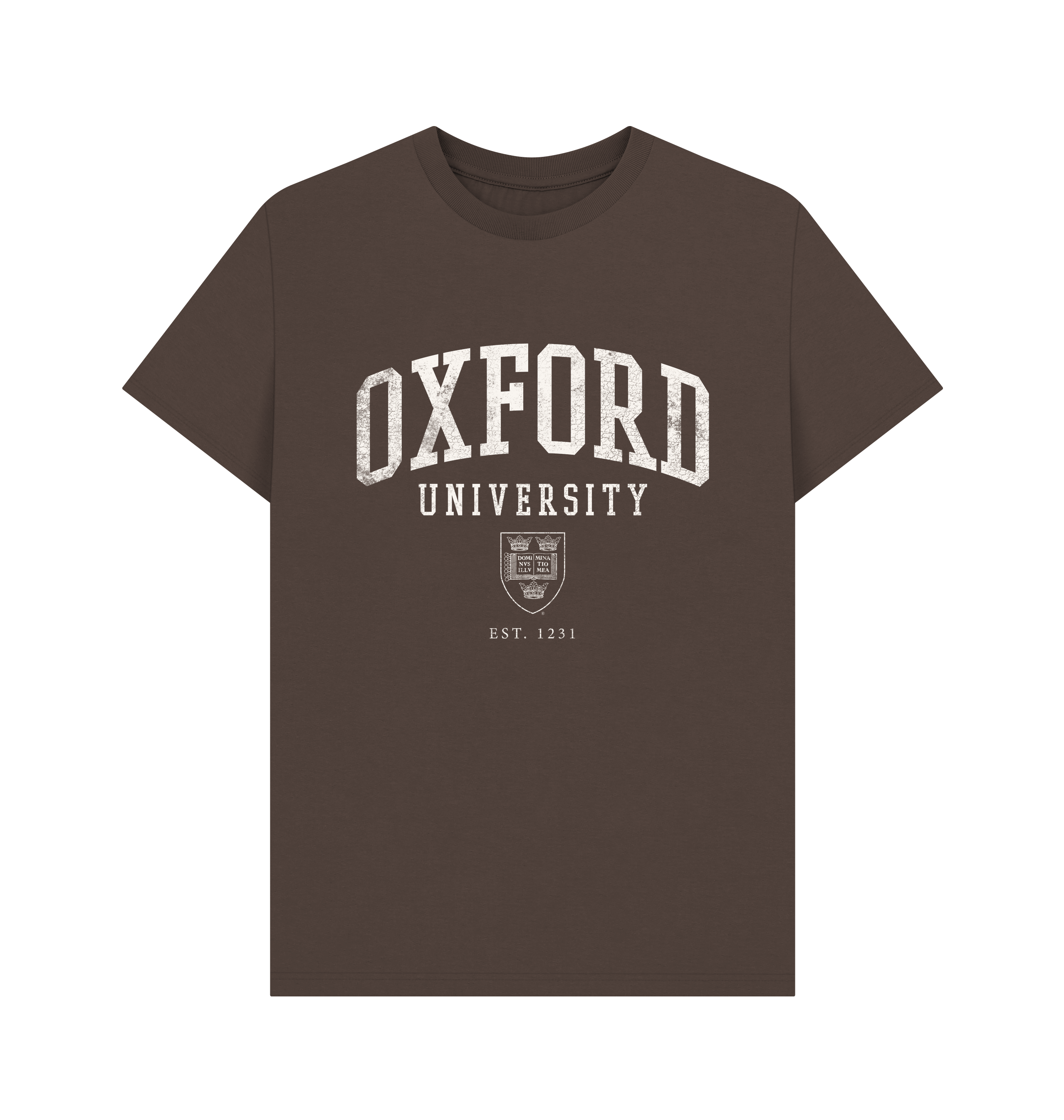 Chocolate Printed T-shirt Front