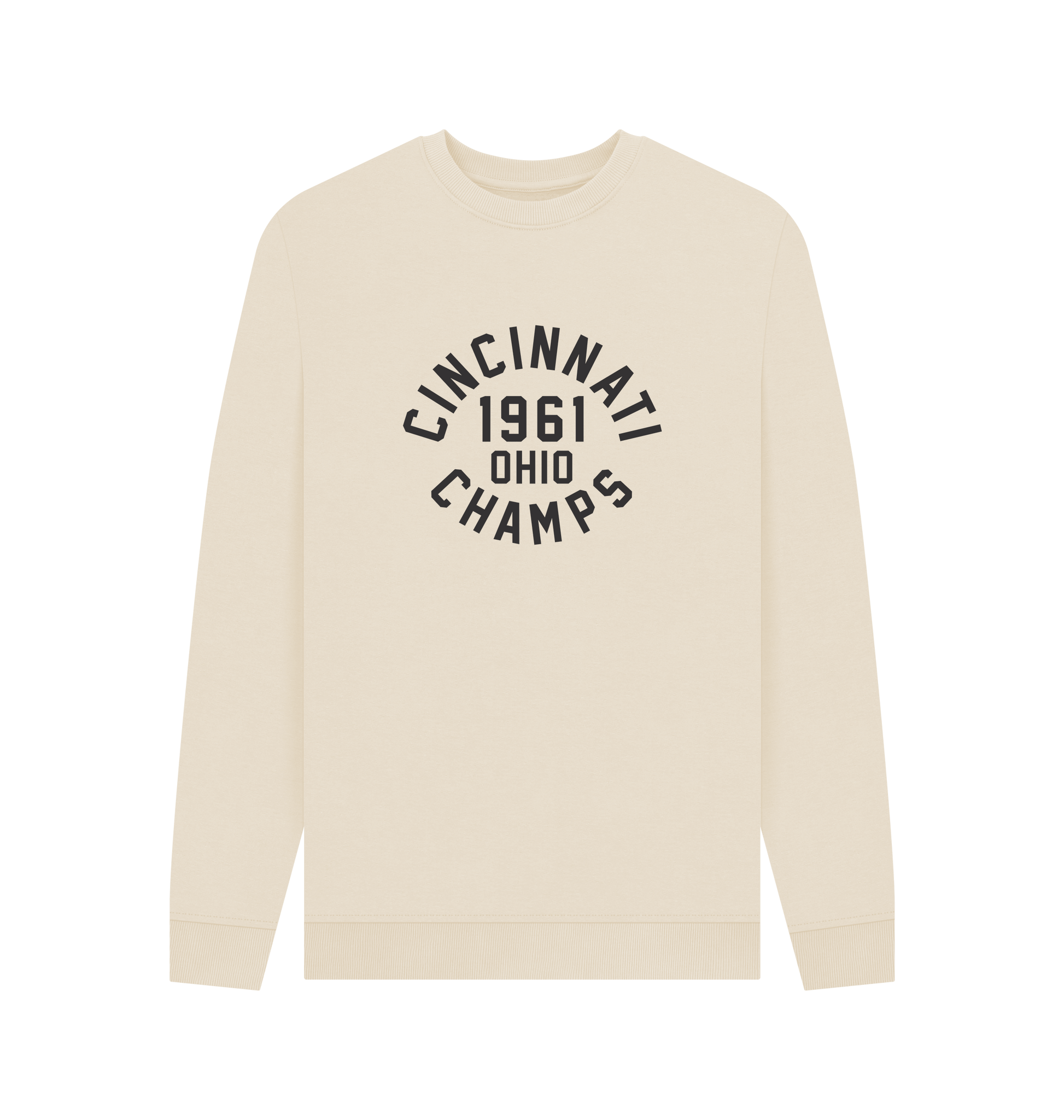 Oat Printed Sweater Front
