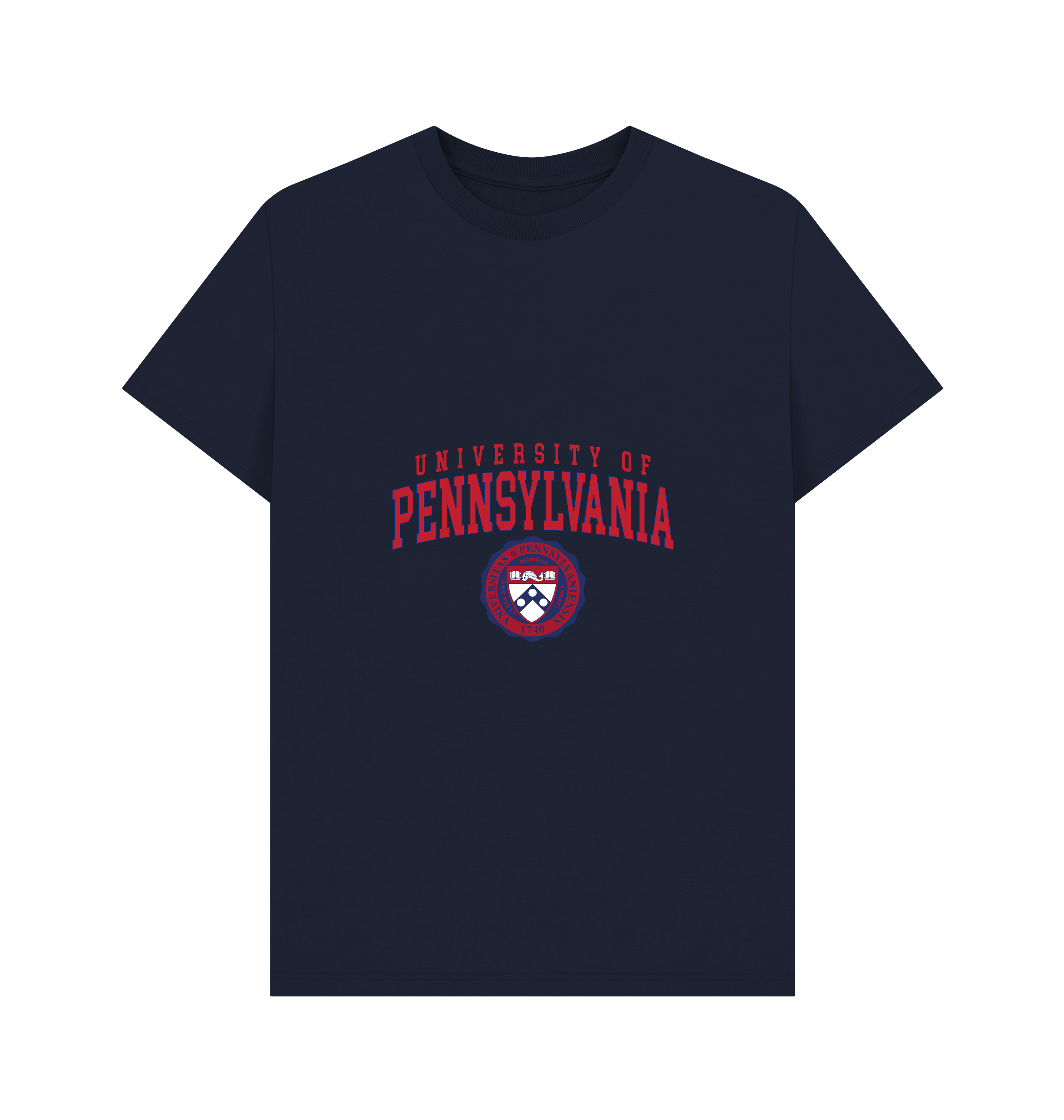Navy Blue Printed T-shirt