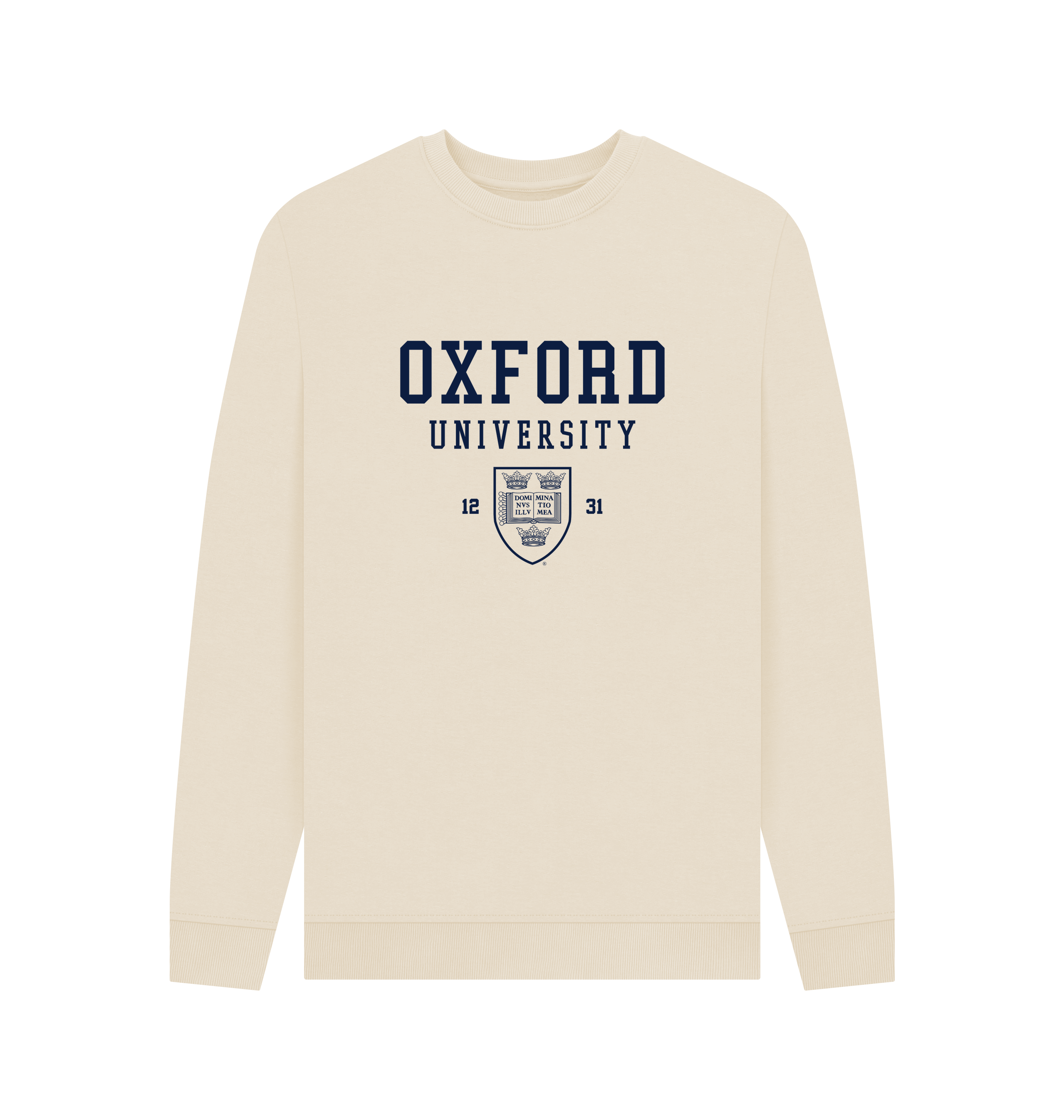 Oat Printed Sweater Front