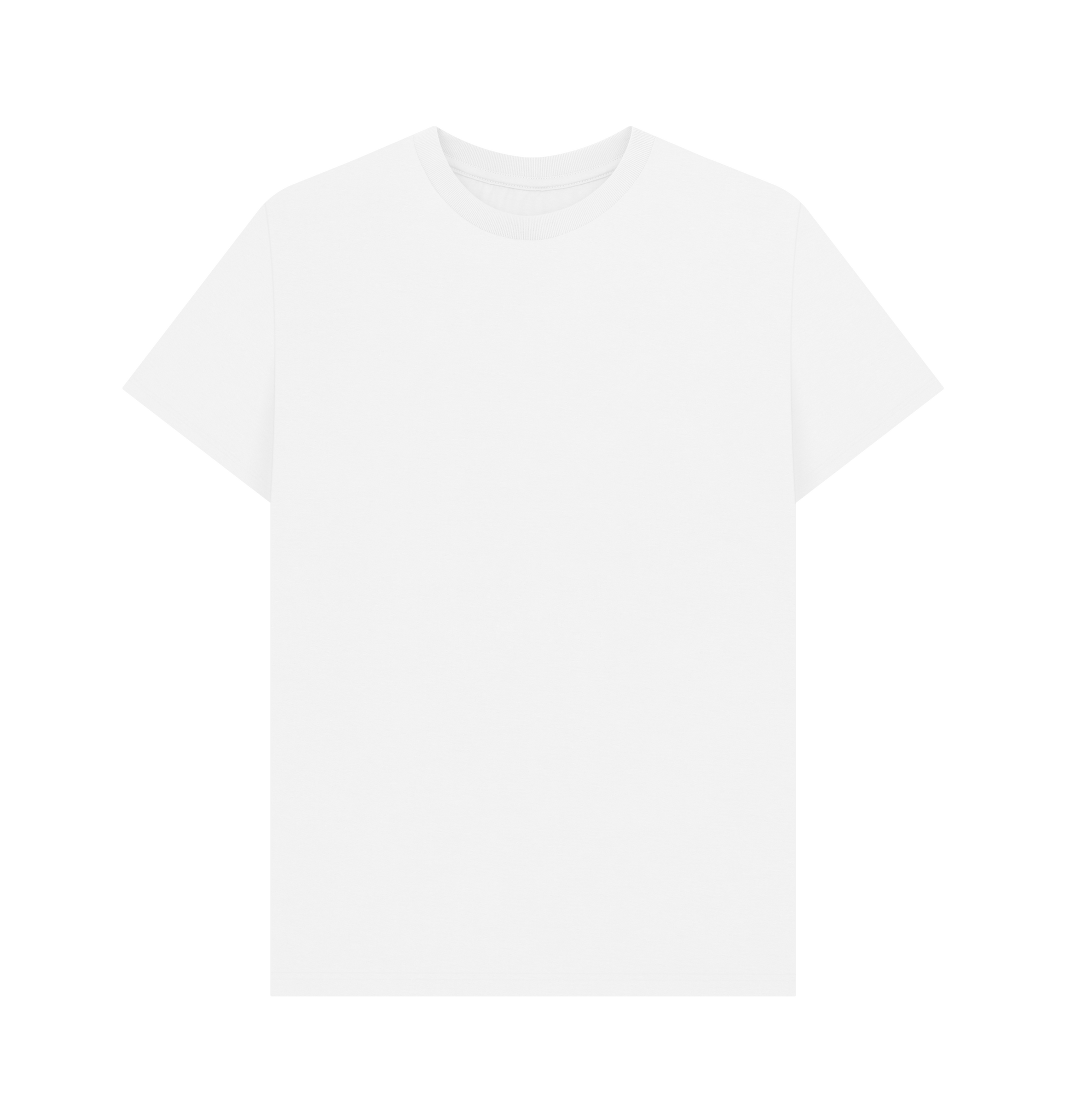White Printed T-shirt Front