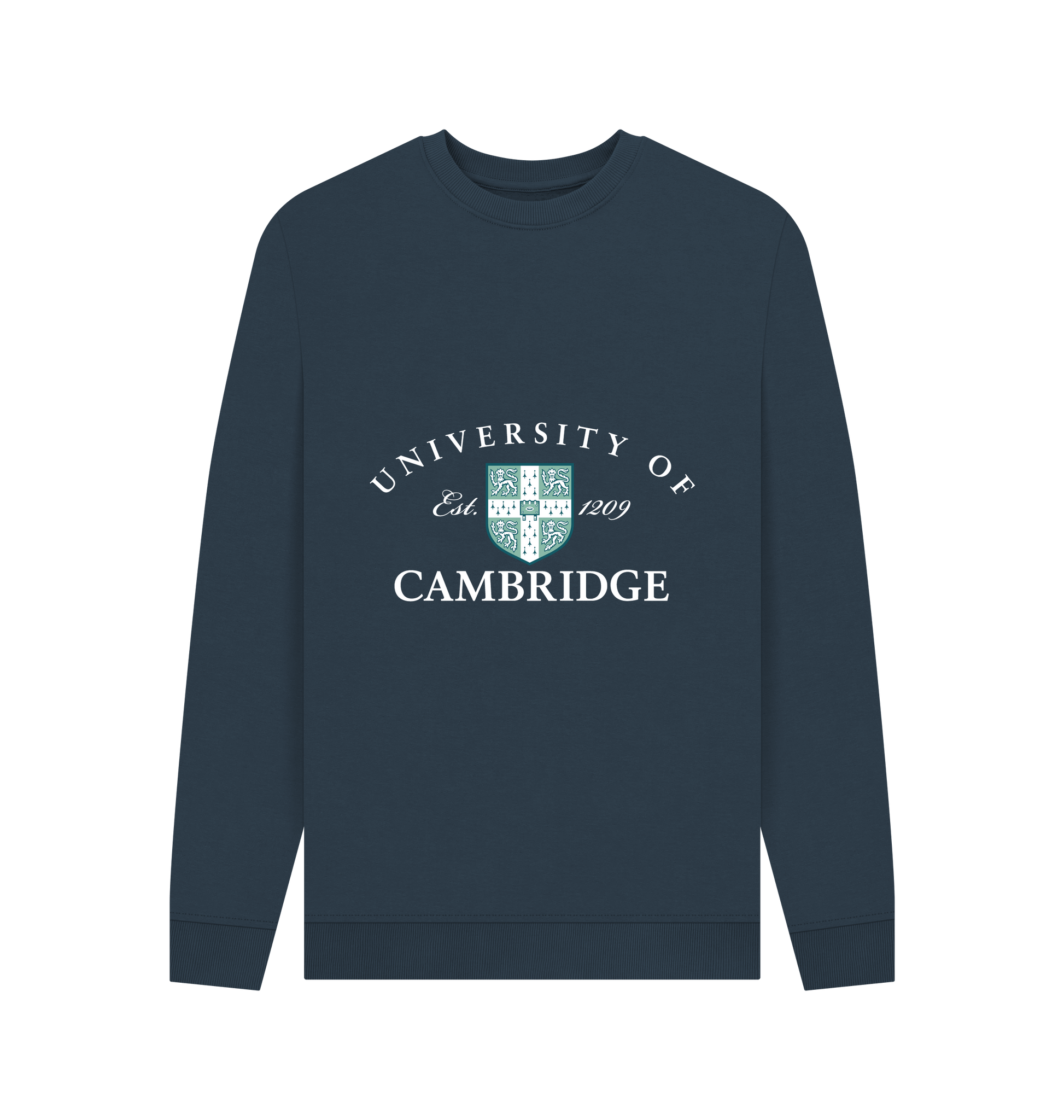 Navy Blue Printed Sweater
