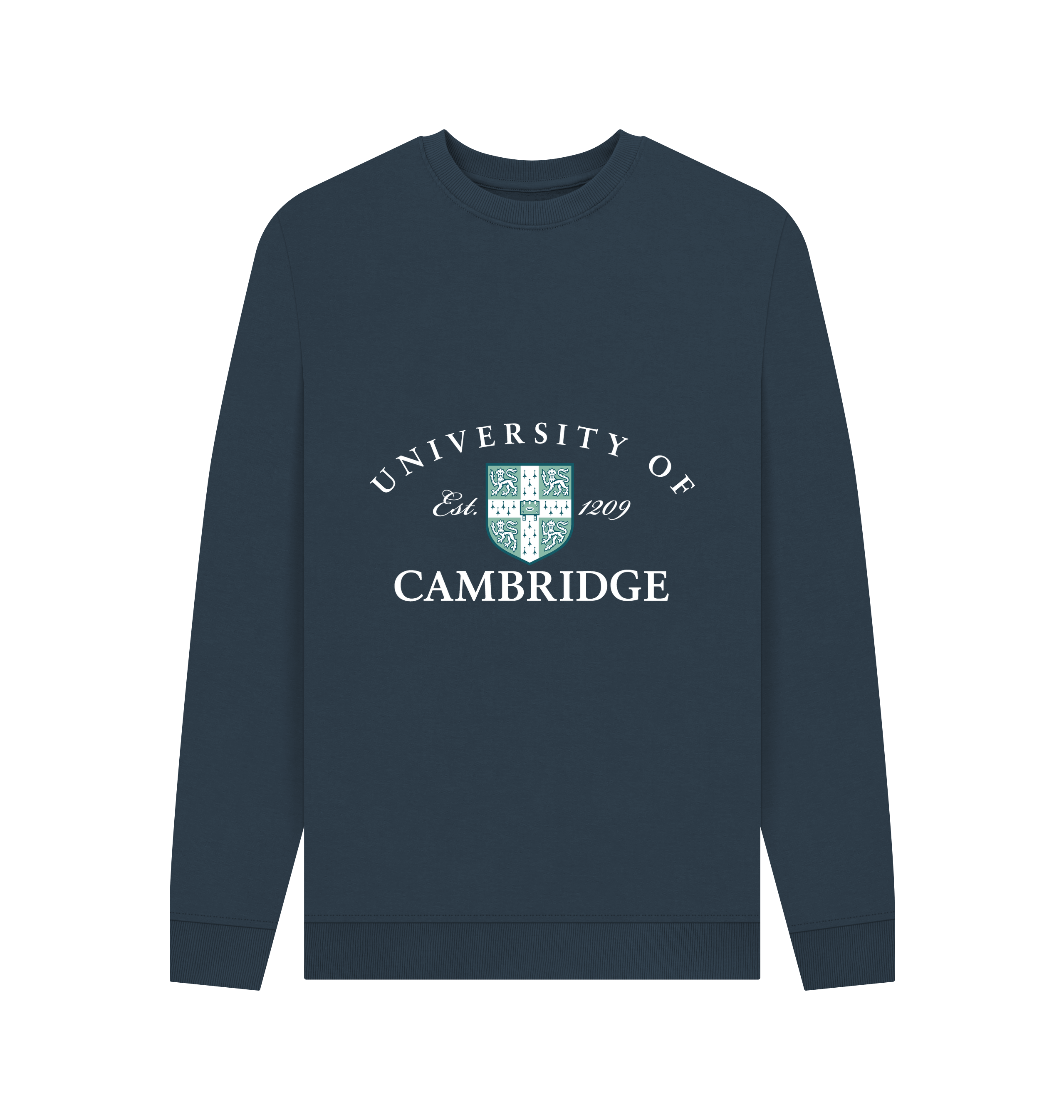 Navy Blue Printed Sweater