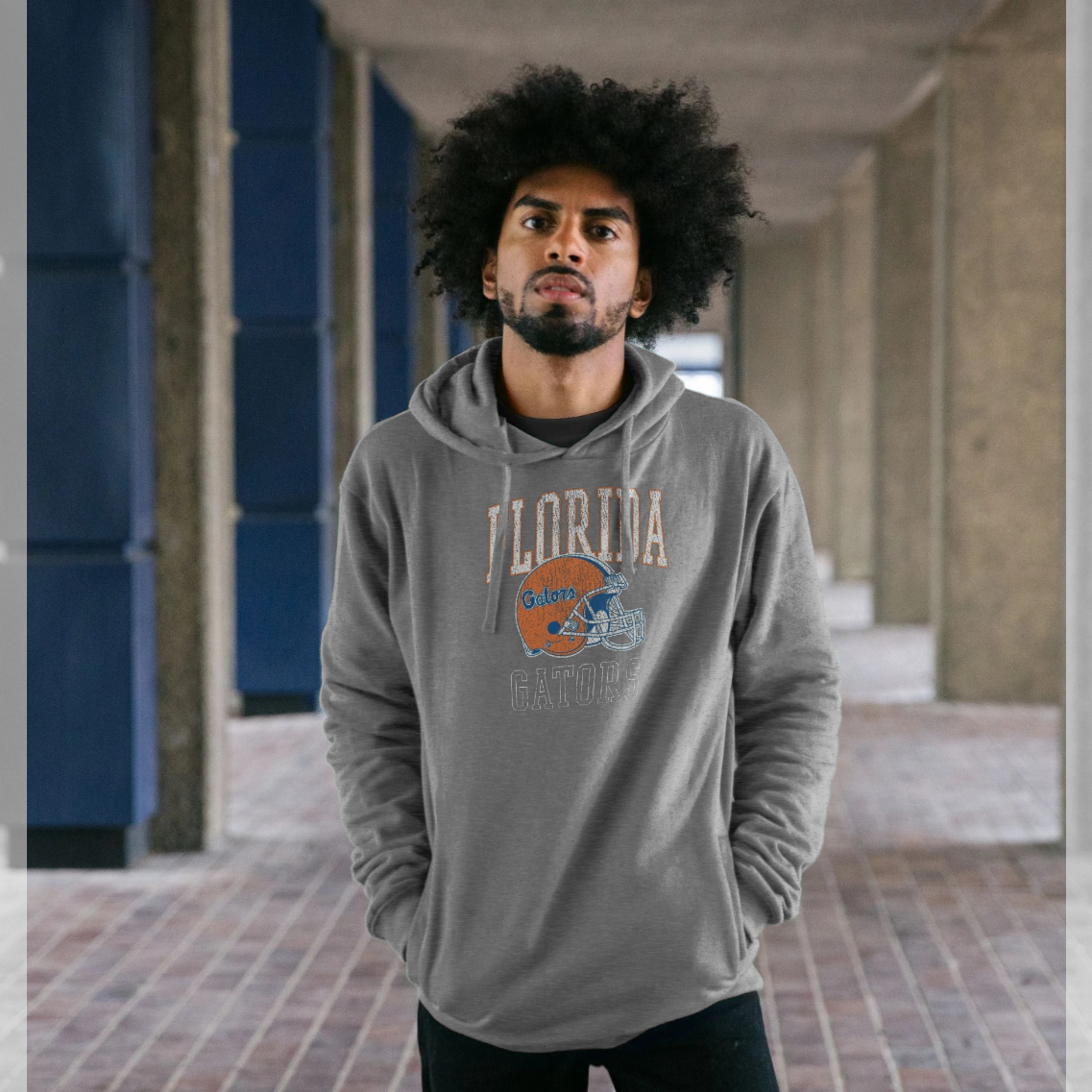 University Of Florida Football Grey Hoodie