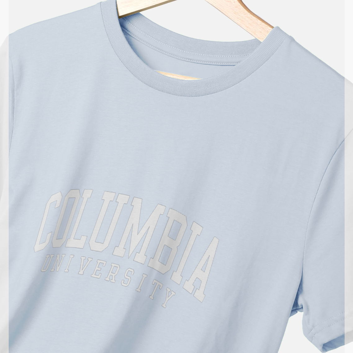 Columbia University Script Sky T-Shirt