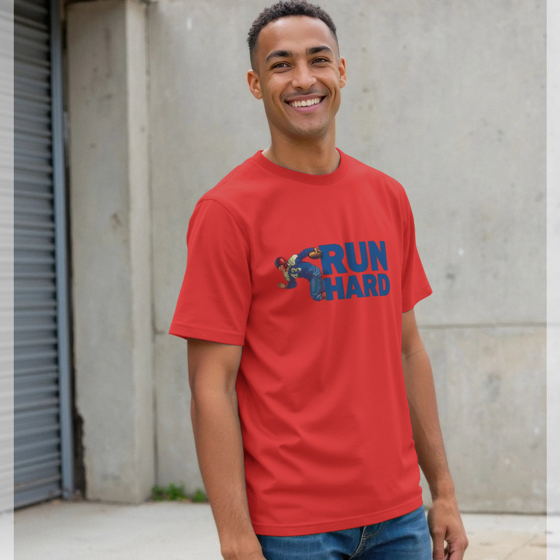 Pierce Archive Run Hard Red T-Shirt