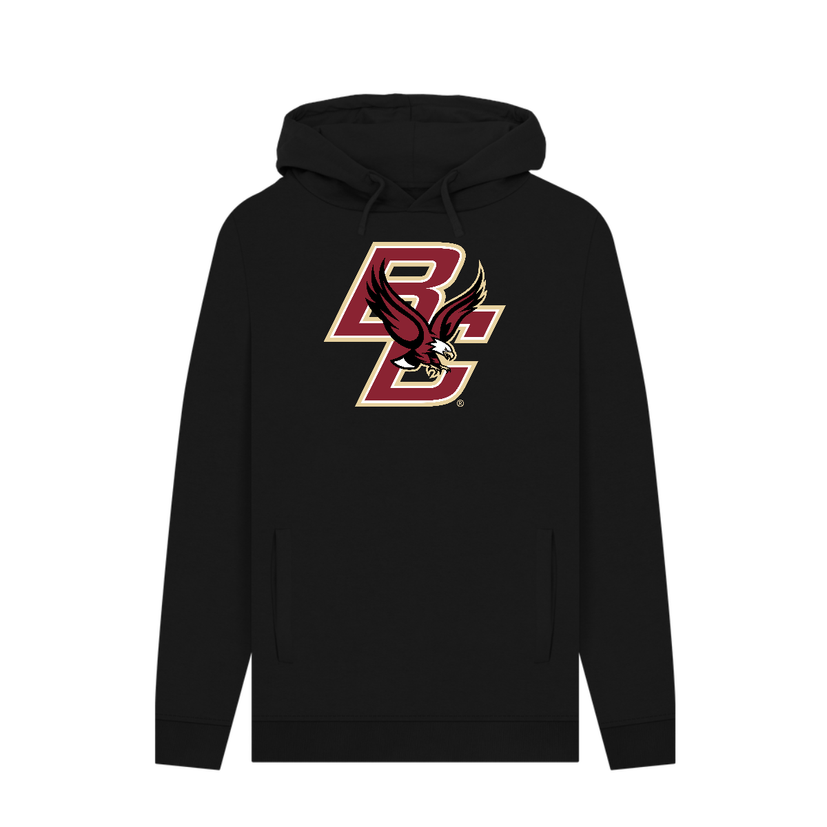 Boston College Eagle Black Hoodie