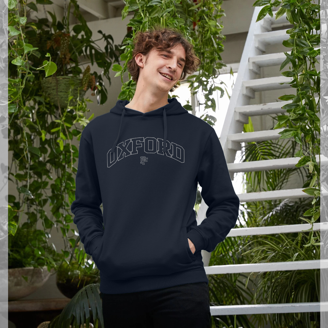 Park Fields Oxford Collegiate Graphic Navy Hoodie