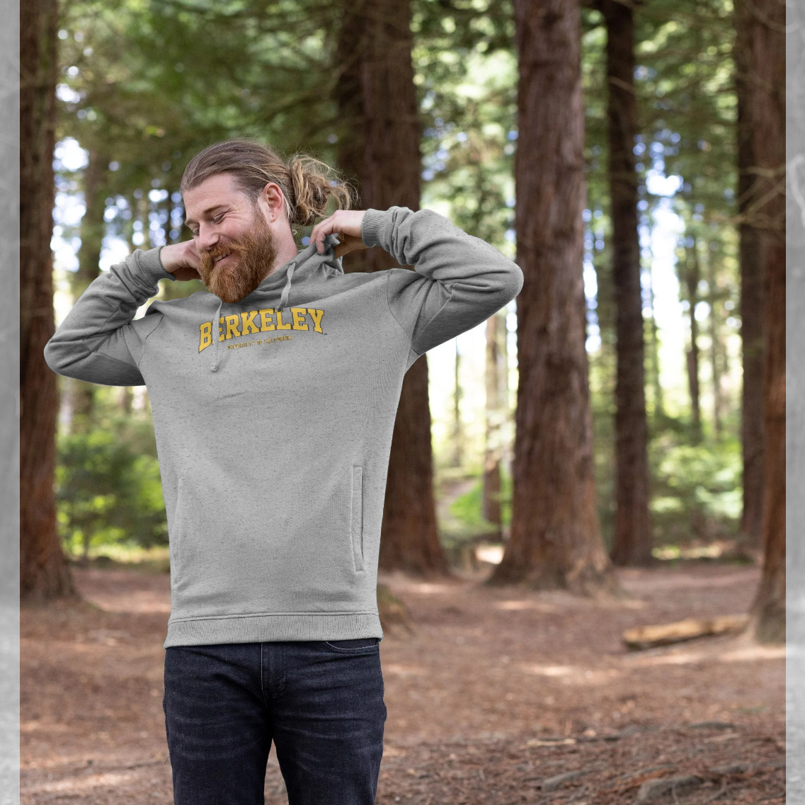 Berkeley University Arch Heather Grey Hoodie