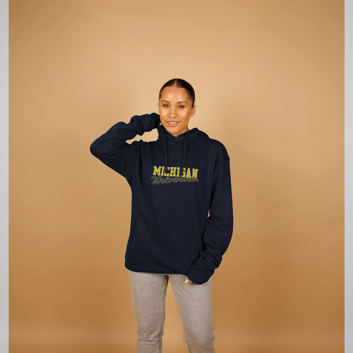 Michigan Wolverines Navy Hoodie