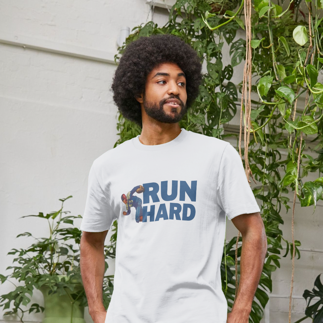 Pierce Archive Run Hard White T-Shirt