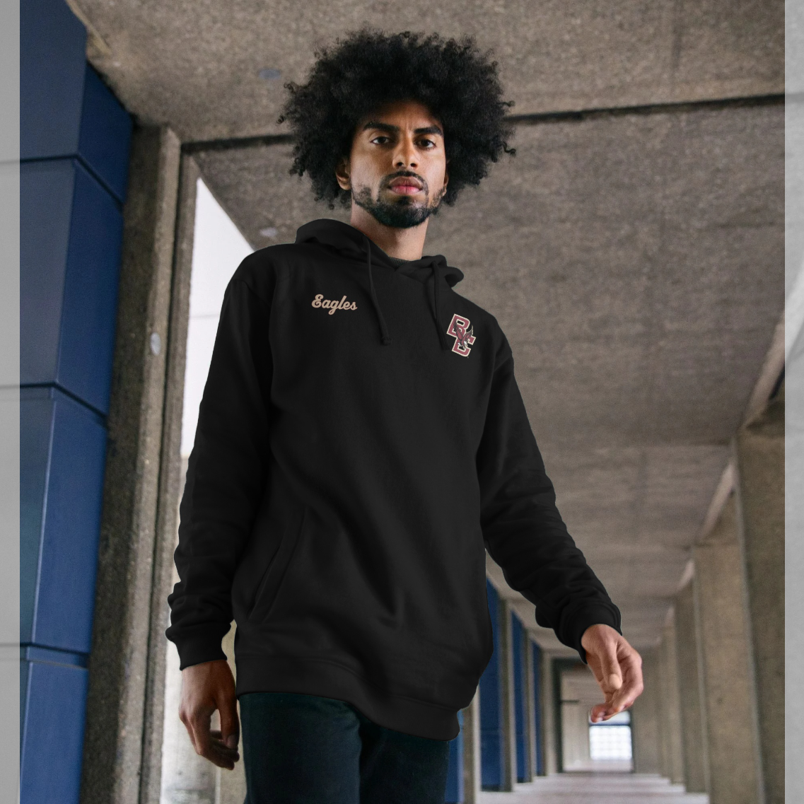 Boston College BC Eagles Black Hoodie