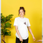 Pierce Archive Ski Style Graphic T-shirt White