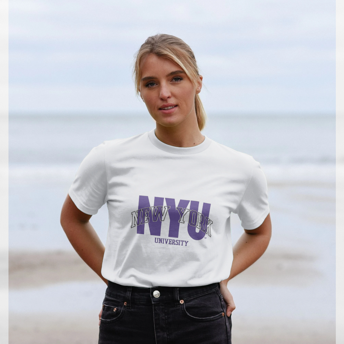 White Printed T-shirt