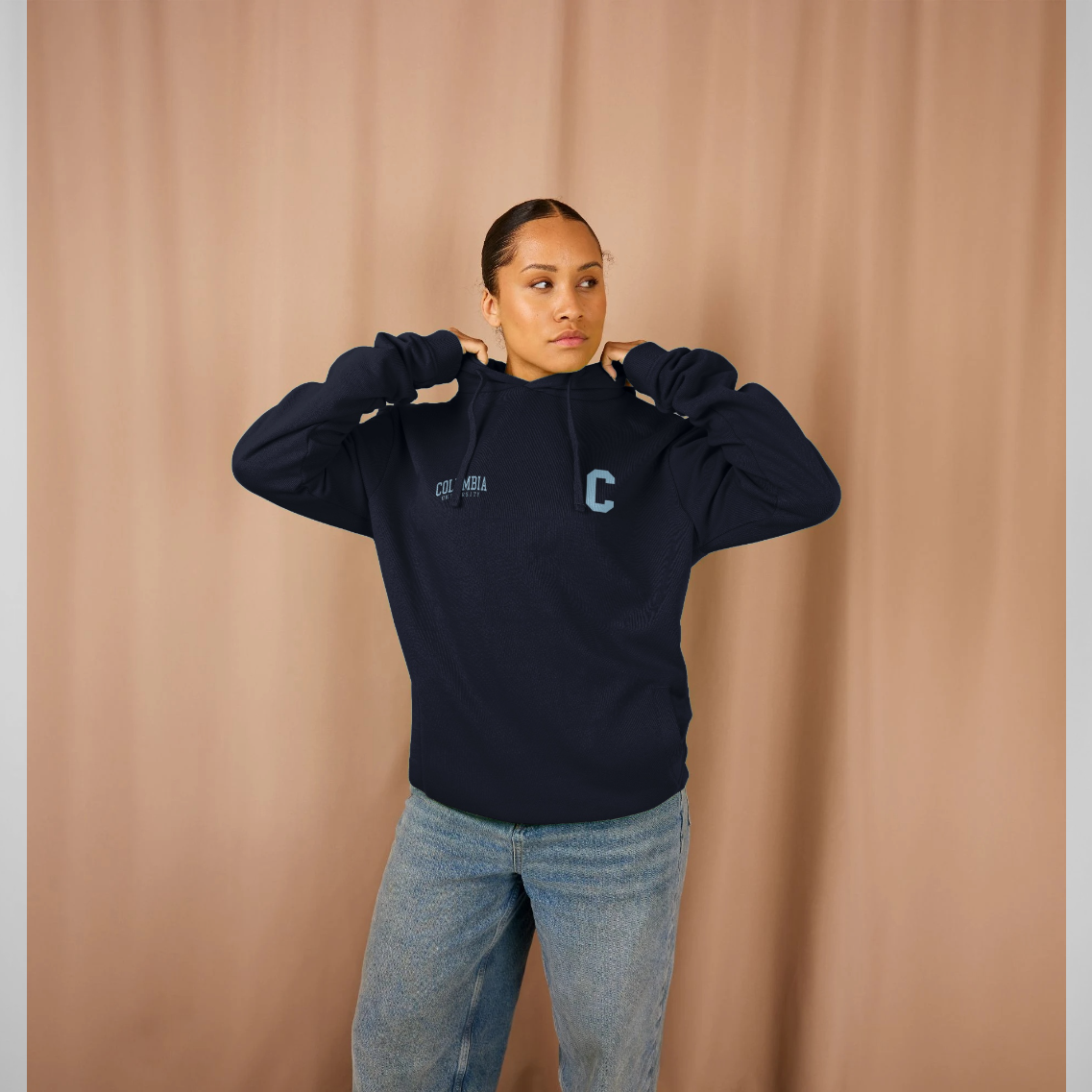 Columbia University C Navy Hoodie