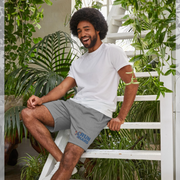 Pierce Archive Run Hard Grey Shorts